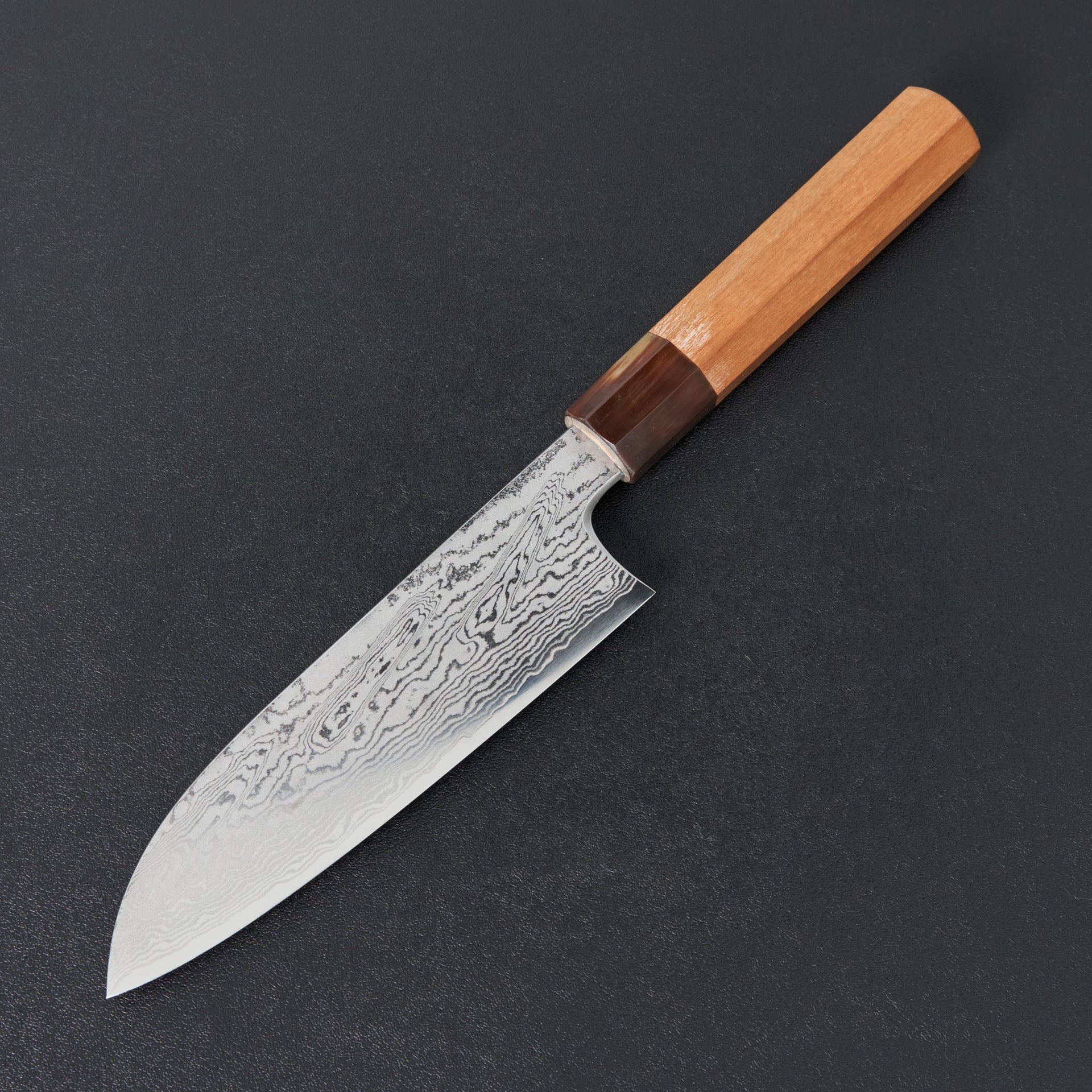 Hitohira Sakura Damascus Santoku Sakura Handle-Knife-Hitohira-Carbon Knife Co