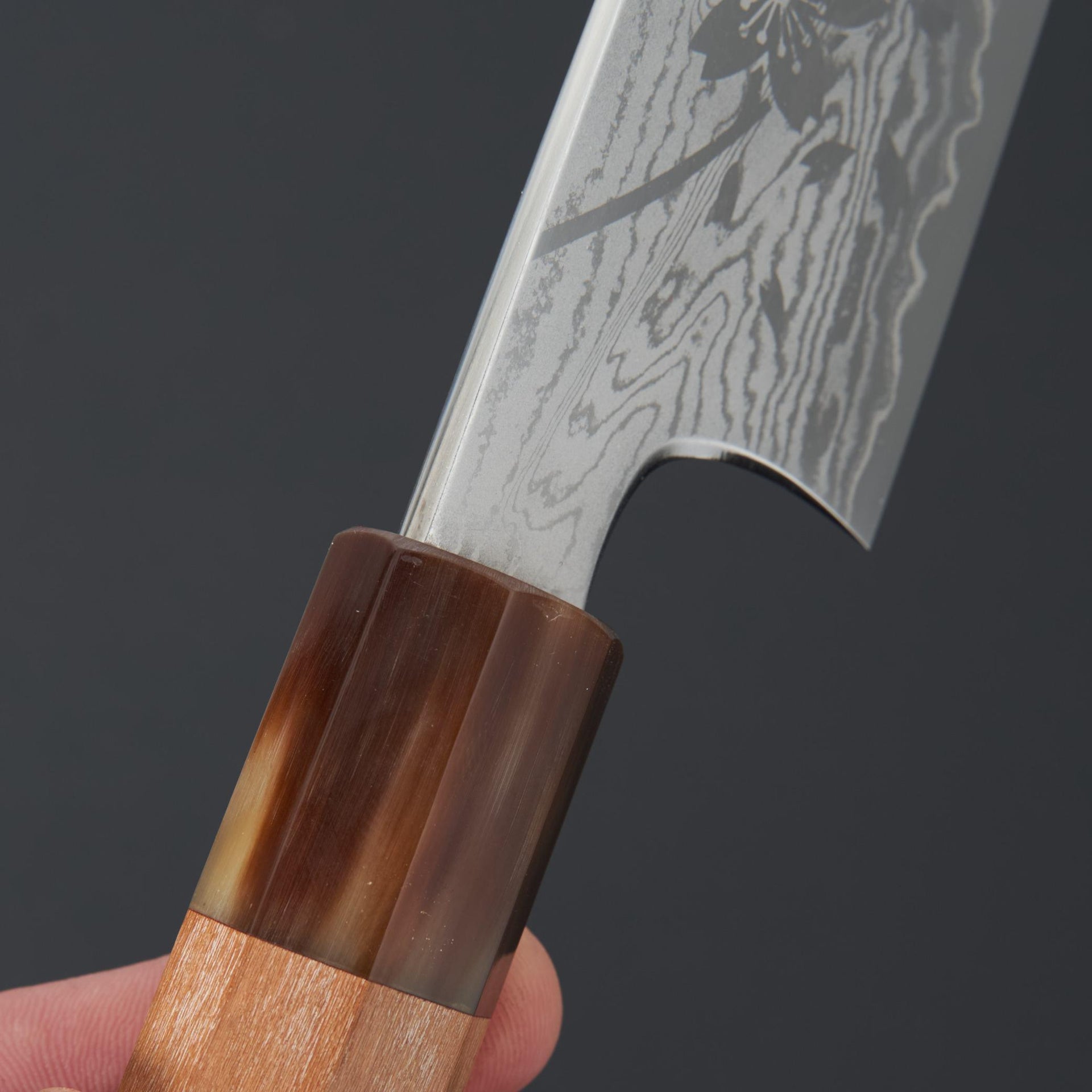Hitohira Sakura Damascus Santoku Sakura Handle-Knife-Hitohira-Carbon Knife Co