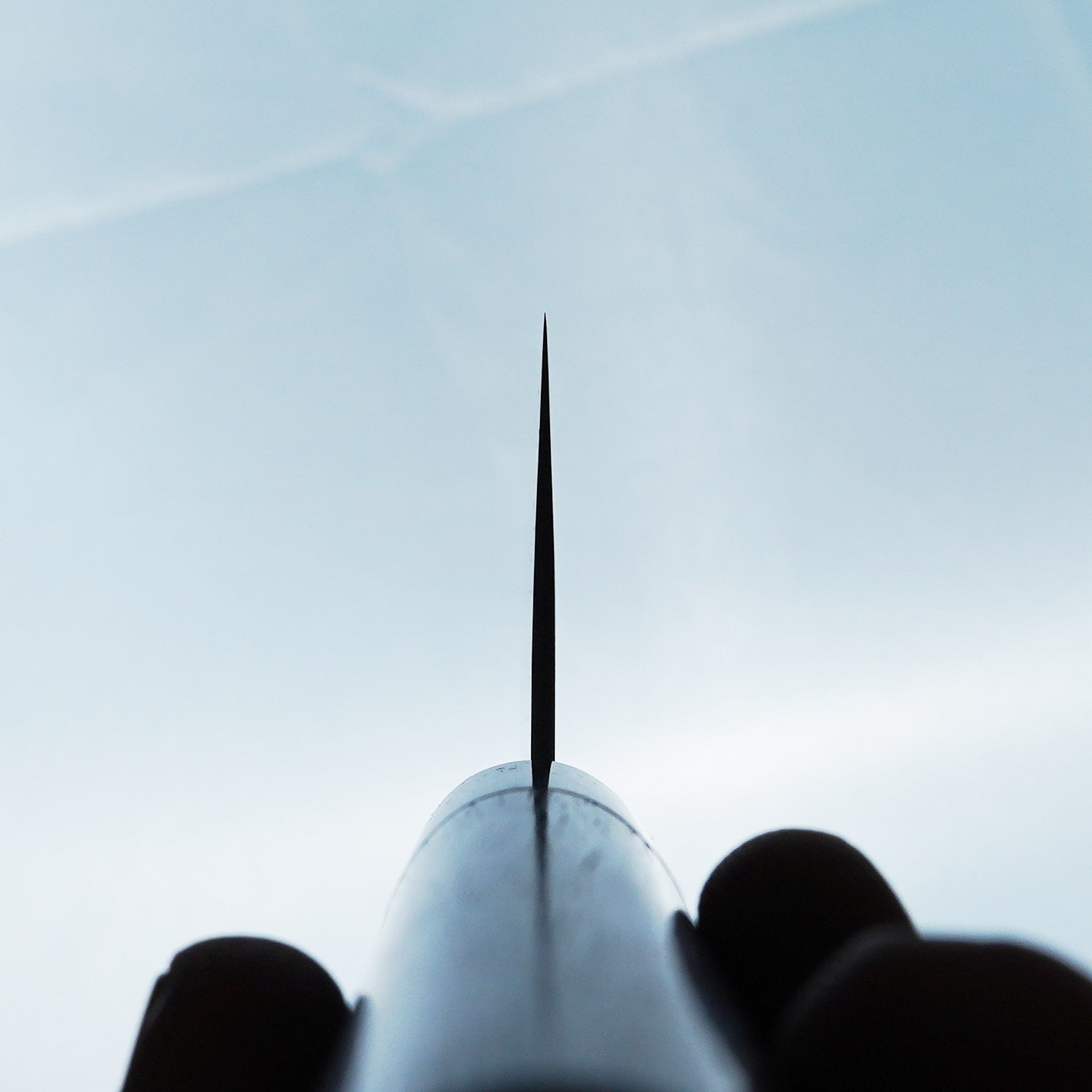 Hitohira Setsu Forged VG-10 Damascus Santoku 165mm Rosewood Handle-Knife-Hitohira-Carbon Knife Co