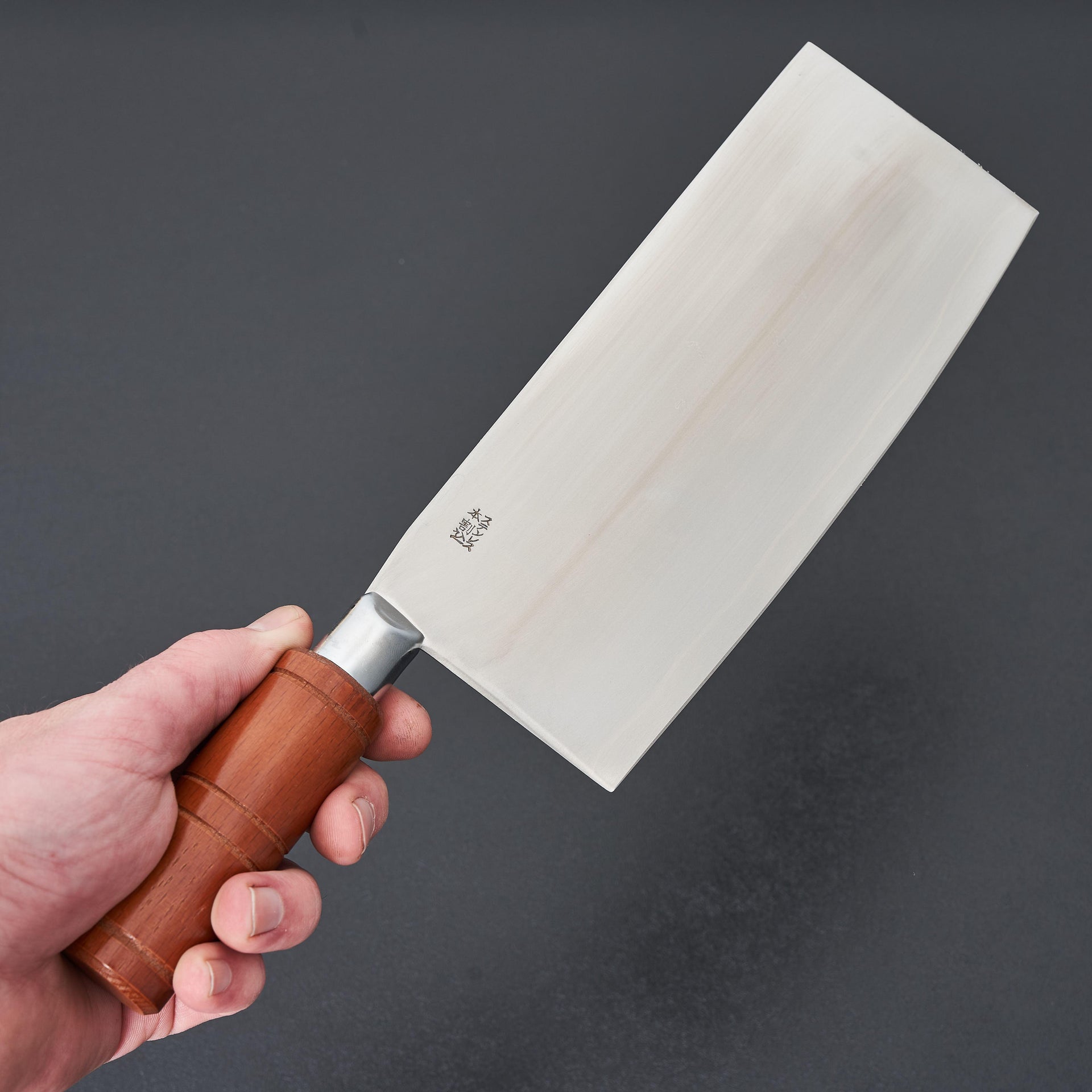 Hitohira Stainless Clad Chinese Cleaver 200mm Beechwood Handle-Knife-Hitohira-Carbon Knife Co