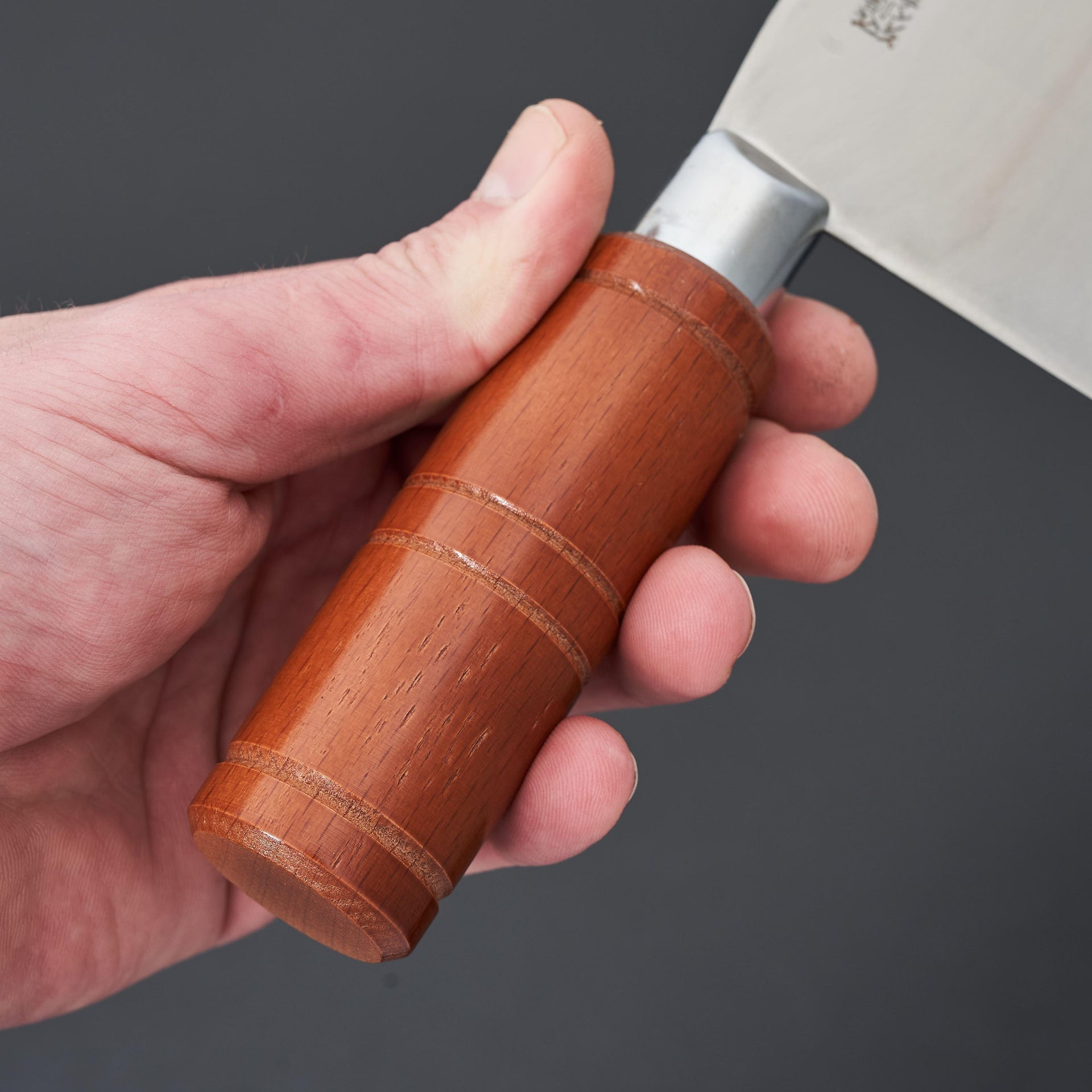 Hitohira Stainless Clad Chinese Cleaver 200mm Beechwood Handle-Knife-Hitohira-Carbon Knife Co