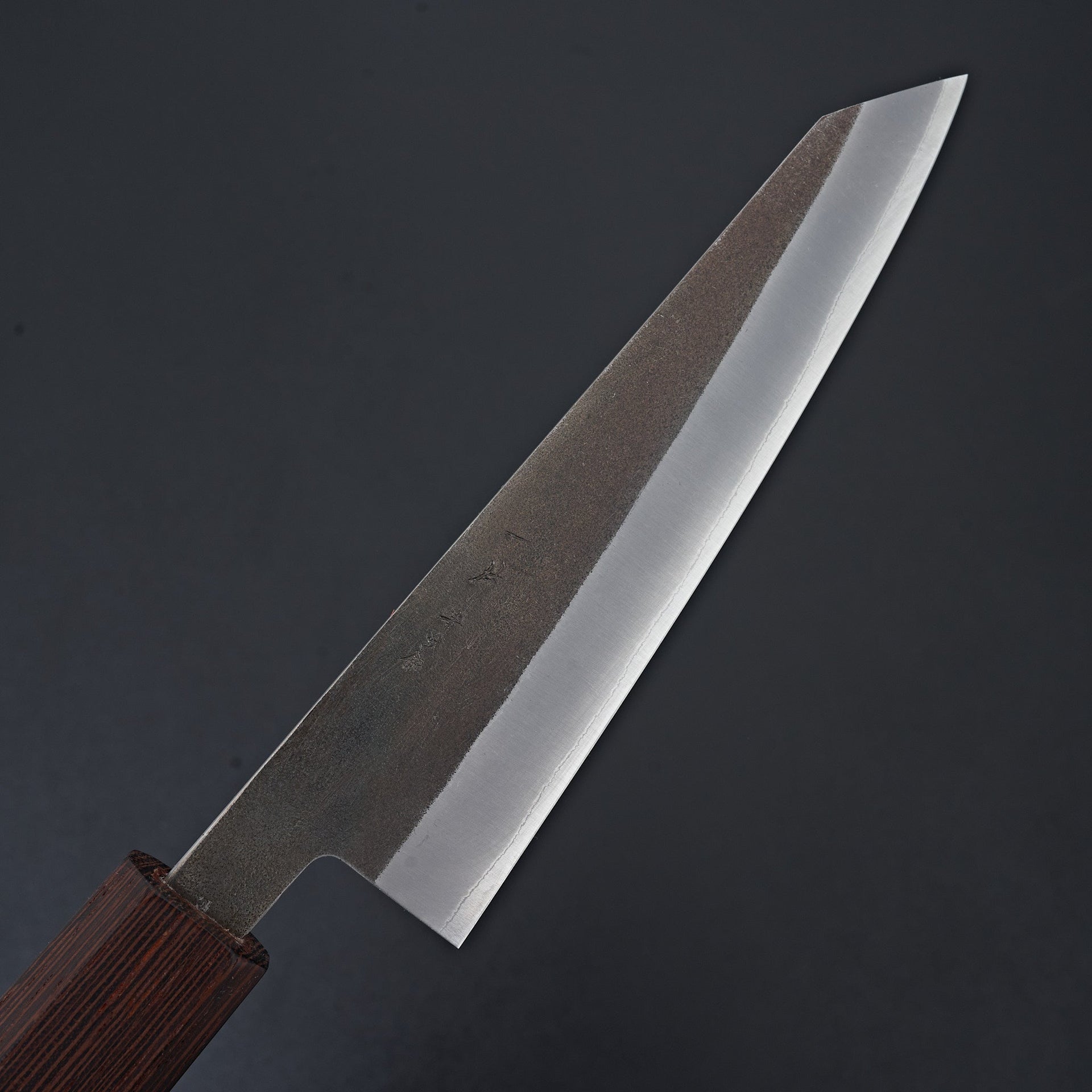 Hitohira TD Blue #2 Stainless Clad Kurouchi Honesuki Kaku 150mm Padauk Handle-Knife-Hitohira-Carbon Knife Co