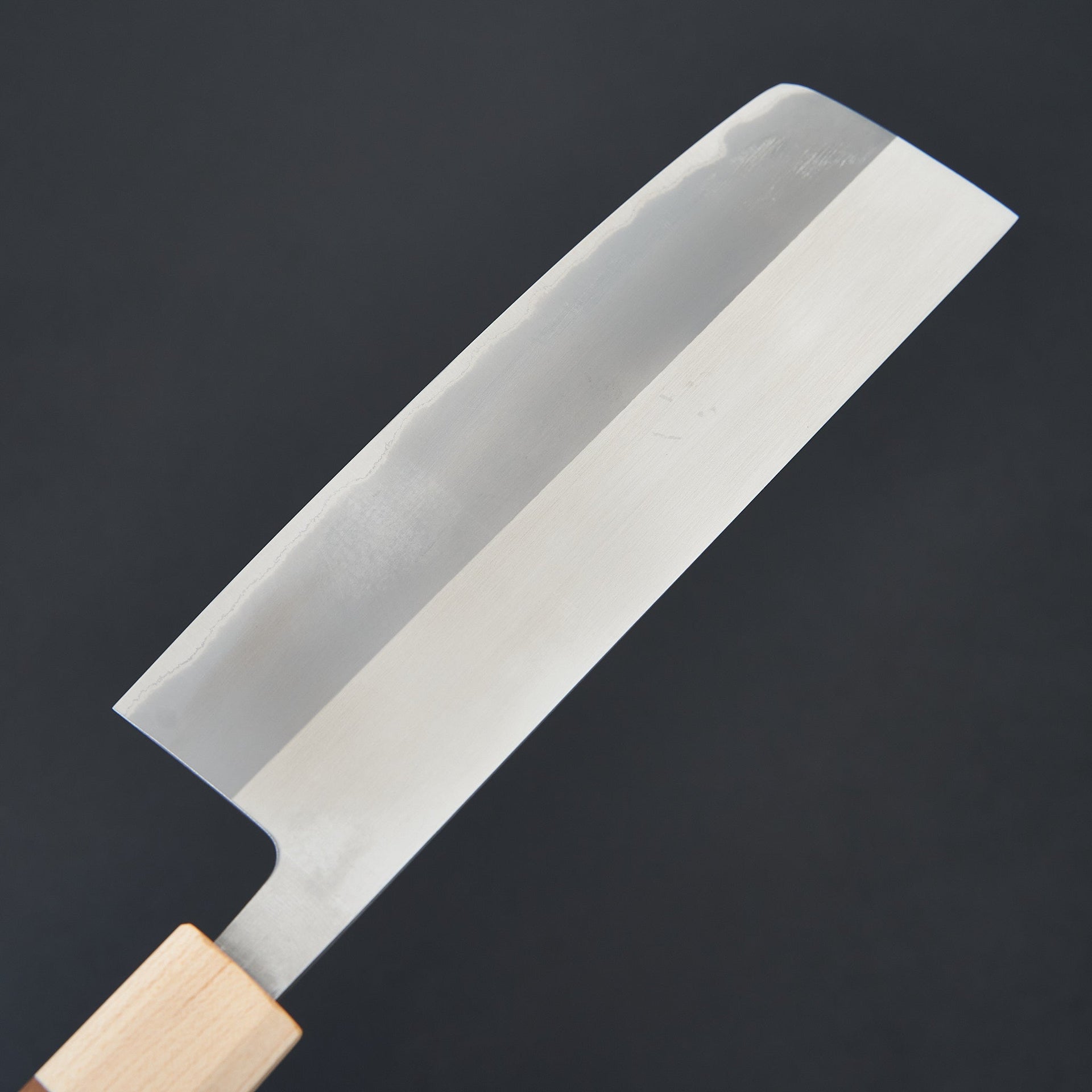 Hitohira TD Blue #2 Stainless Clad Migaki Nakiri 165mm Walnut Handle-Knife-Hitohira-Carbon Knife Co