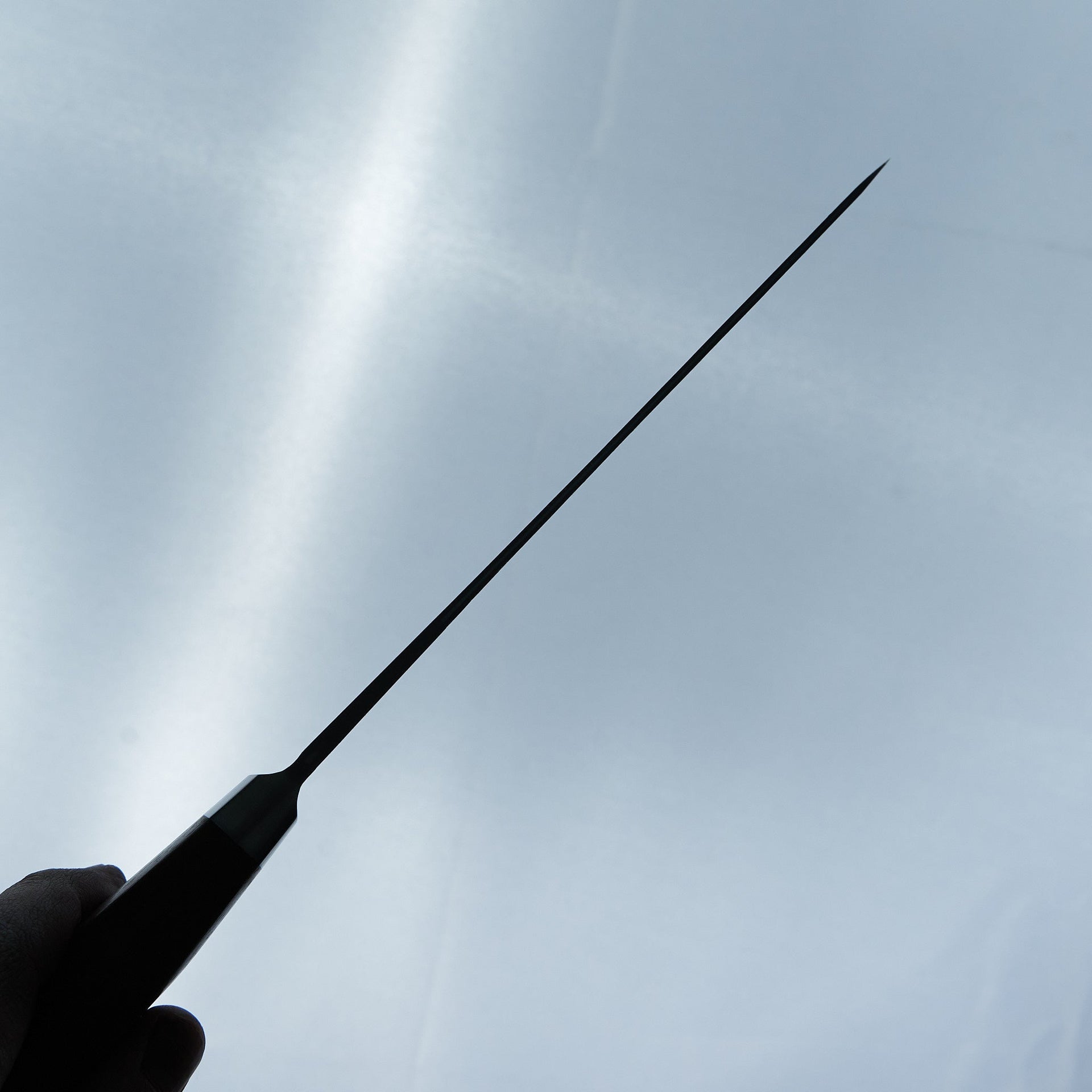 Hitohira TD Blue #2 Stainless Clad Nashiji Yo Santoku 170mm Walnut Handle-Knife-Hitohira-Carbon Knife Co