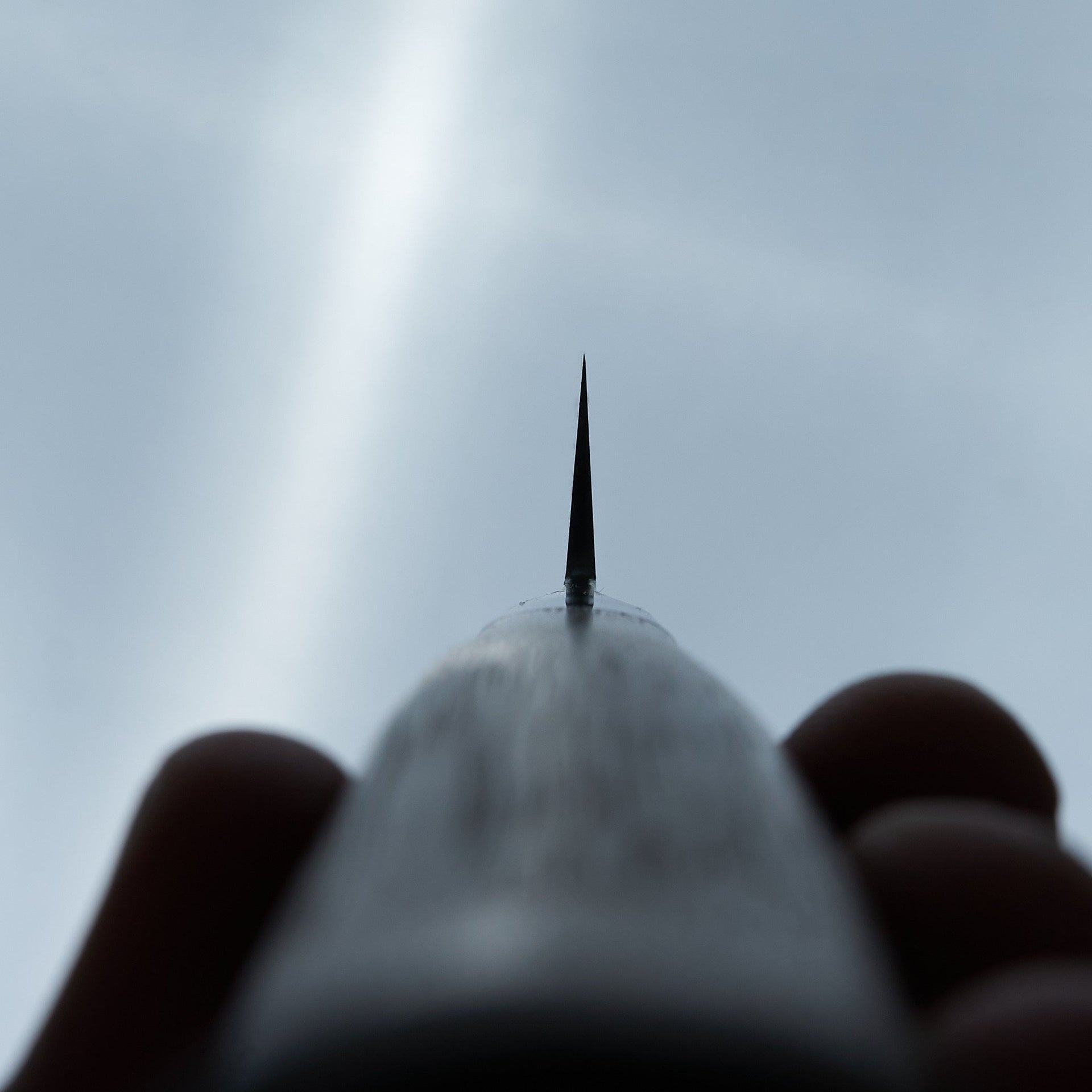 Hitohira TD Blue #2 Stainless Clad Nashiji Yo Sujihiki 240mm Walnut Handle-Knife-Hitohira-Carbon Knife Co