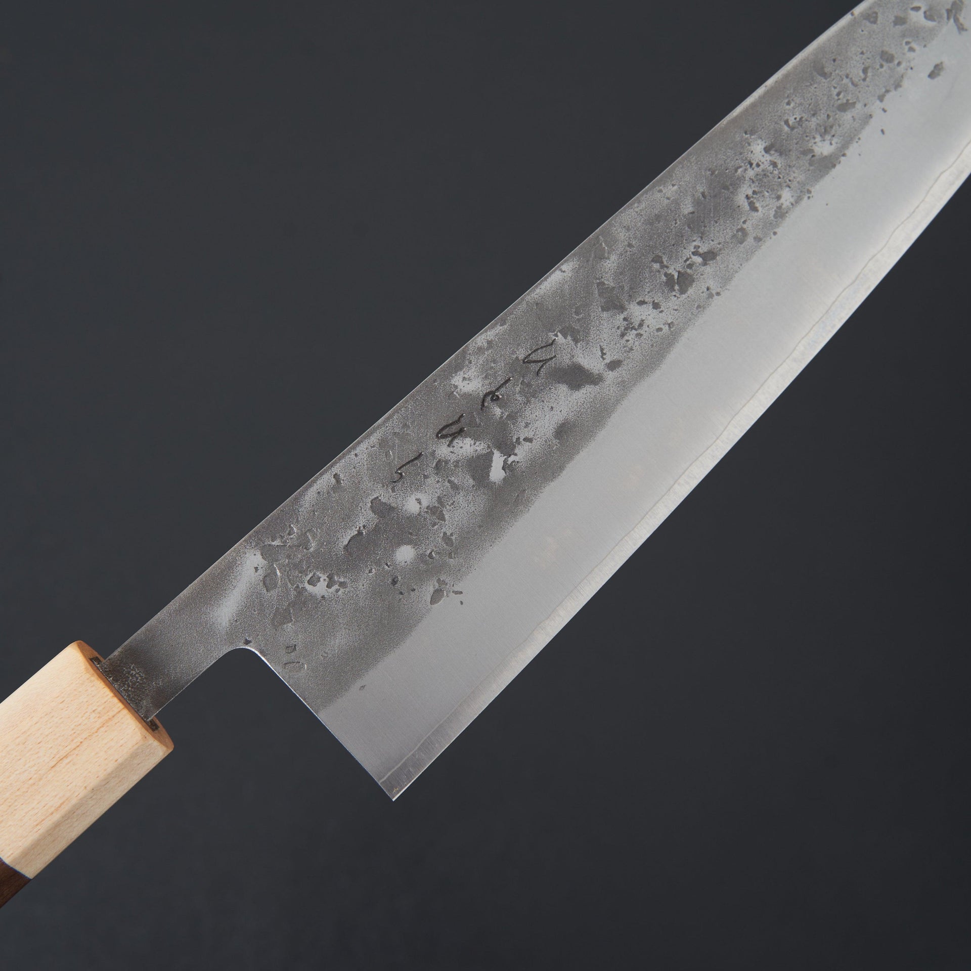 Hitohira TD SLD Nashiji Gyuto 210mm Walnut Handle-Knife-Hitohira-Carbon Knife Co