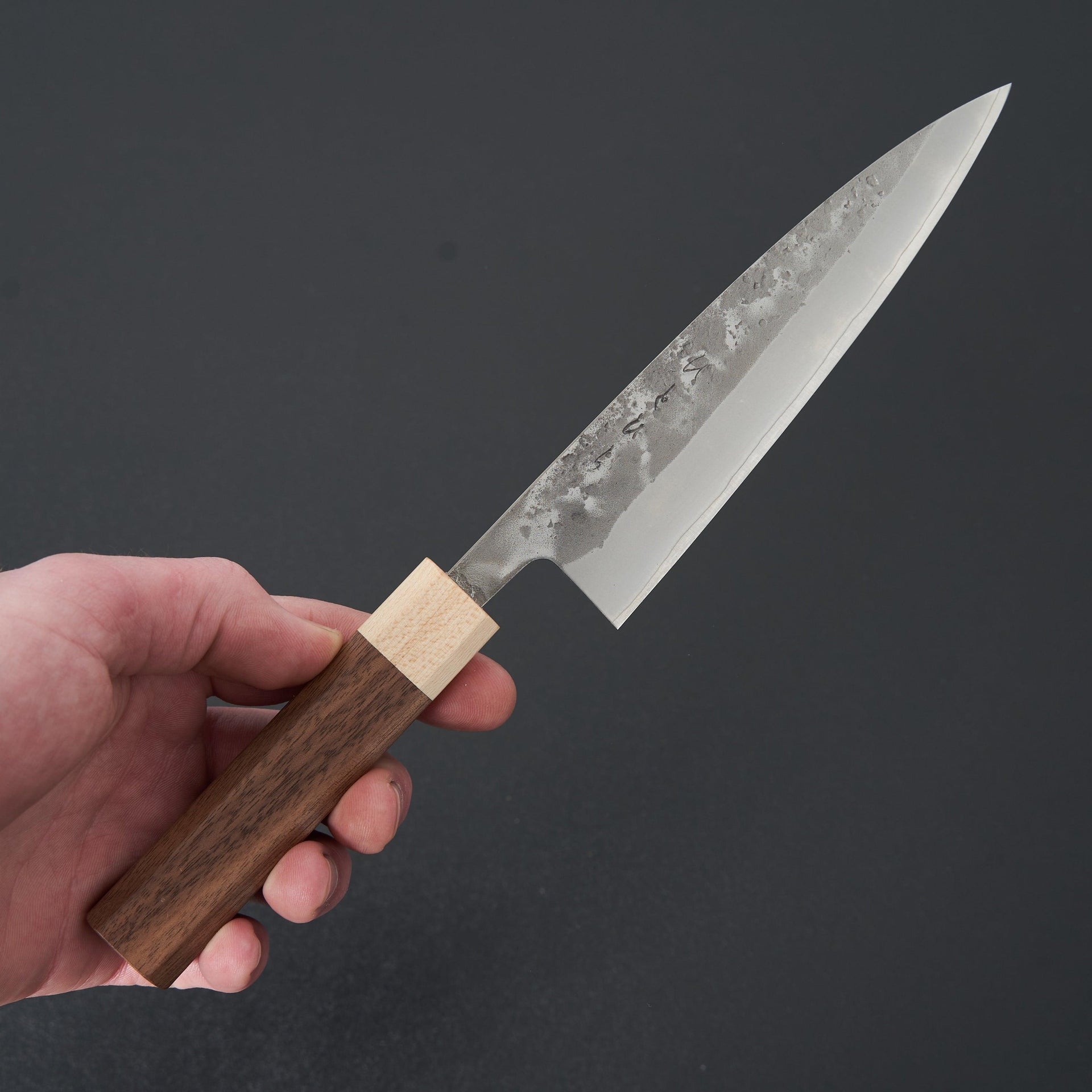 Hitohira TD SLD Nashiji Petty 150mm Walnut Handle-Knife-Hitohira-Carbon Knife Co