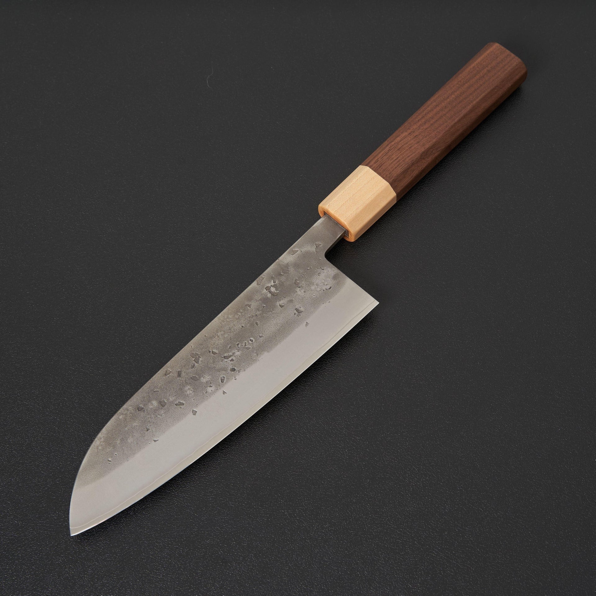 Hitohira TD SLD Nashiji Santoku 165mm Walnut Handle-Knife-Hitohira-Carbon Knife Co