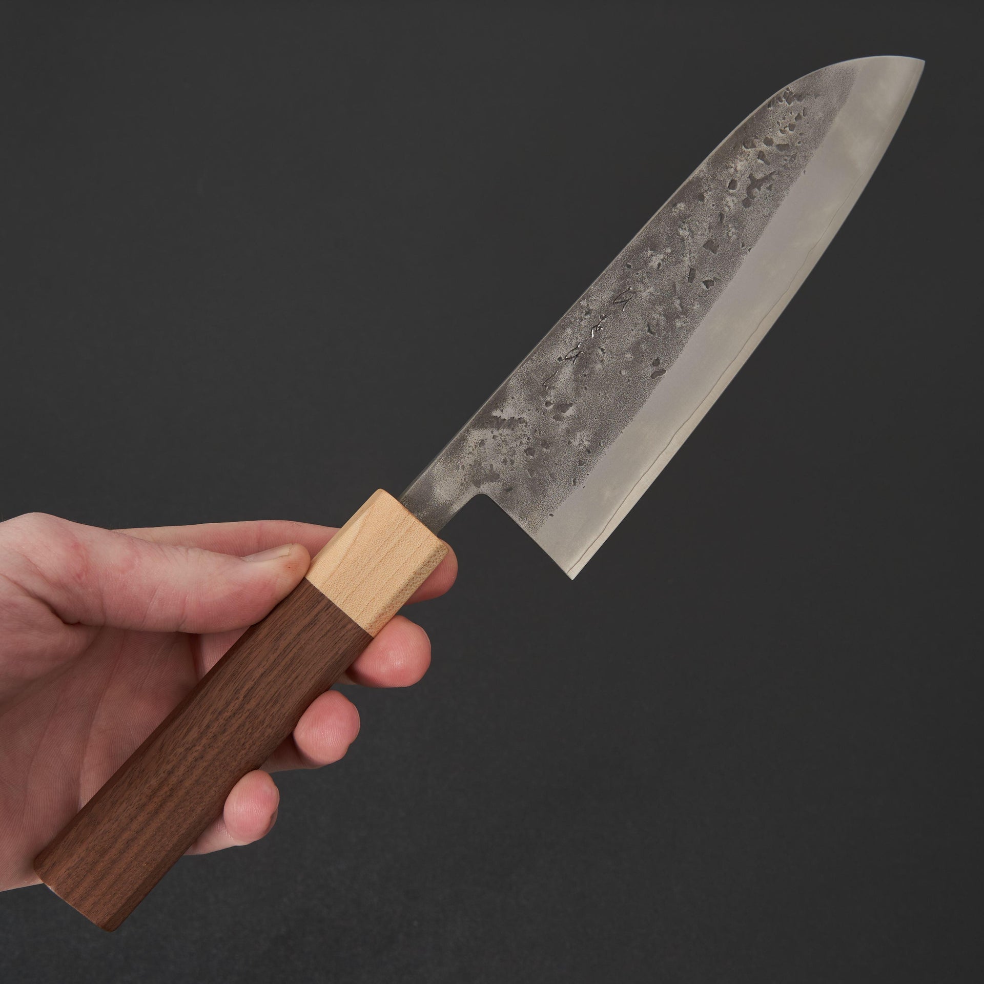 Hitohira TD SLD Nashiji Santoku 165mm Walnut Handle-Knife-Hitohira-Carbon Knife Co