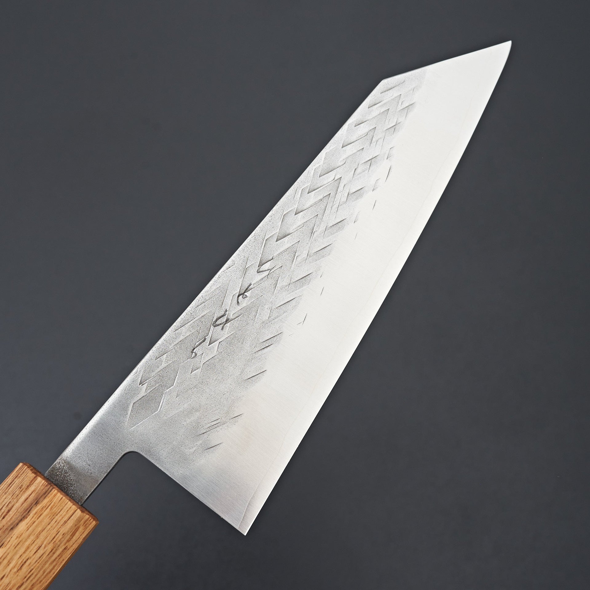 Hitohira TD SLD Tsuchime Bunka 170mm Lacquered Oak Handle-Knife-Hitohira-Carbon Knife Co