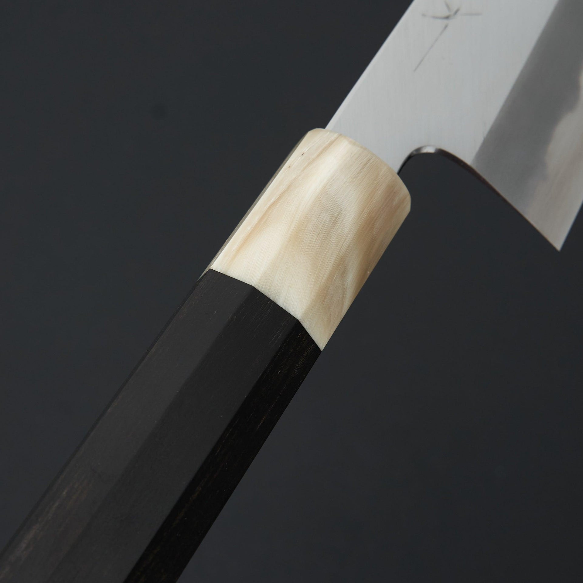 Hitohira Tanaka Kyuzo Blue #1 Migaki Bunka Taihei Ebony Handle-Hitohira-Carbon Knife Co
