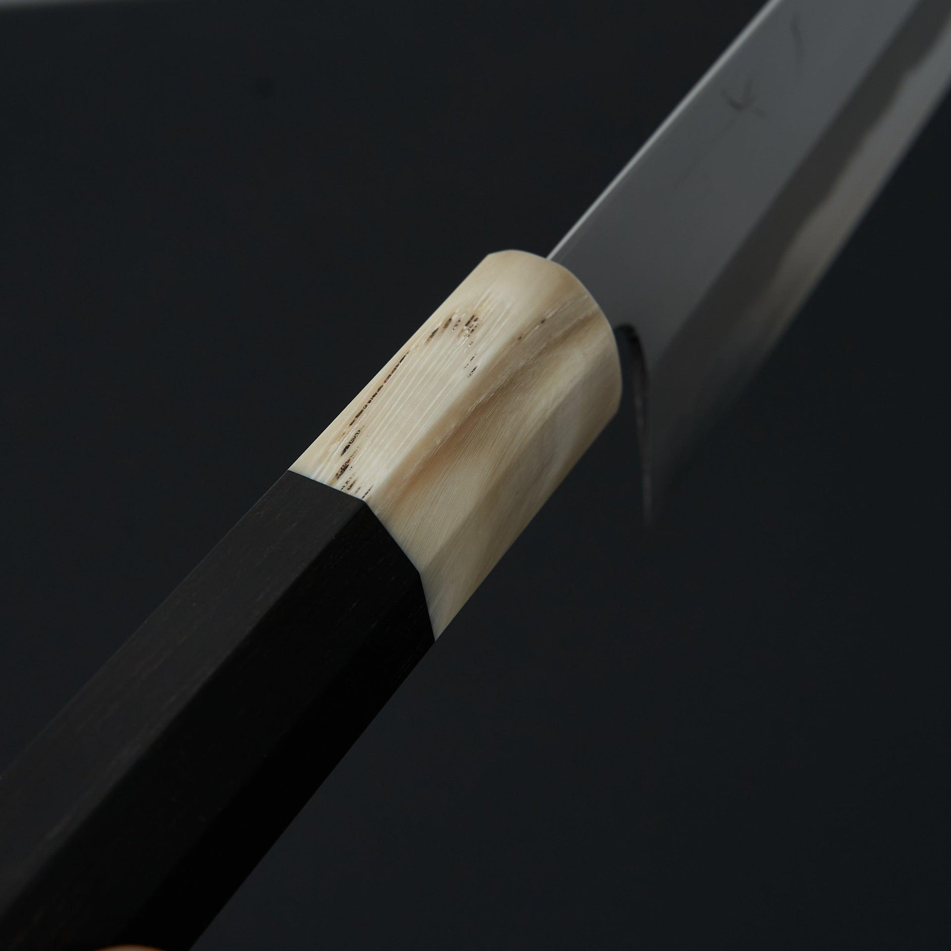 Hitohira Tanaka Kyuzo Blue #1 Migaki Bunka Taihei Ebony Handle-Hitohira-Carbon Knife Co