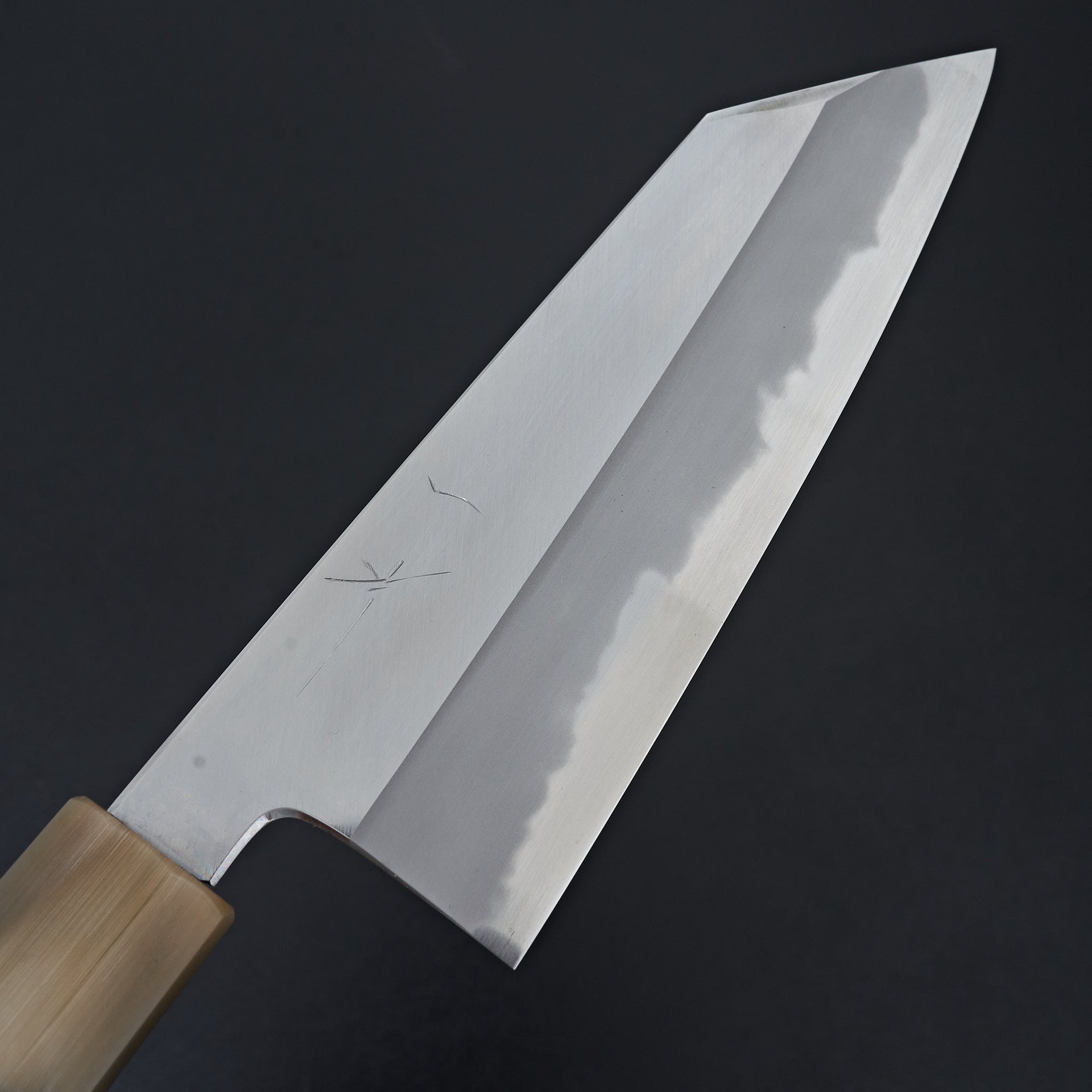 Hitohira Tanaka Kyuzo Blue #1 Migaki Bunka Taihei Makassar Ebony Handle-Hitohira-Carbon Knife Co