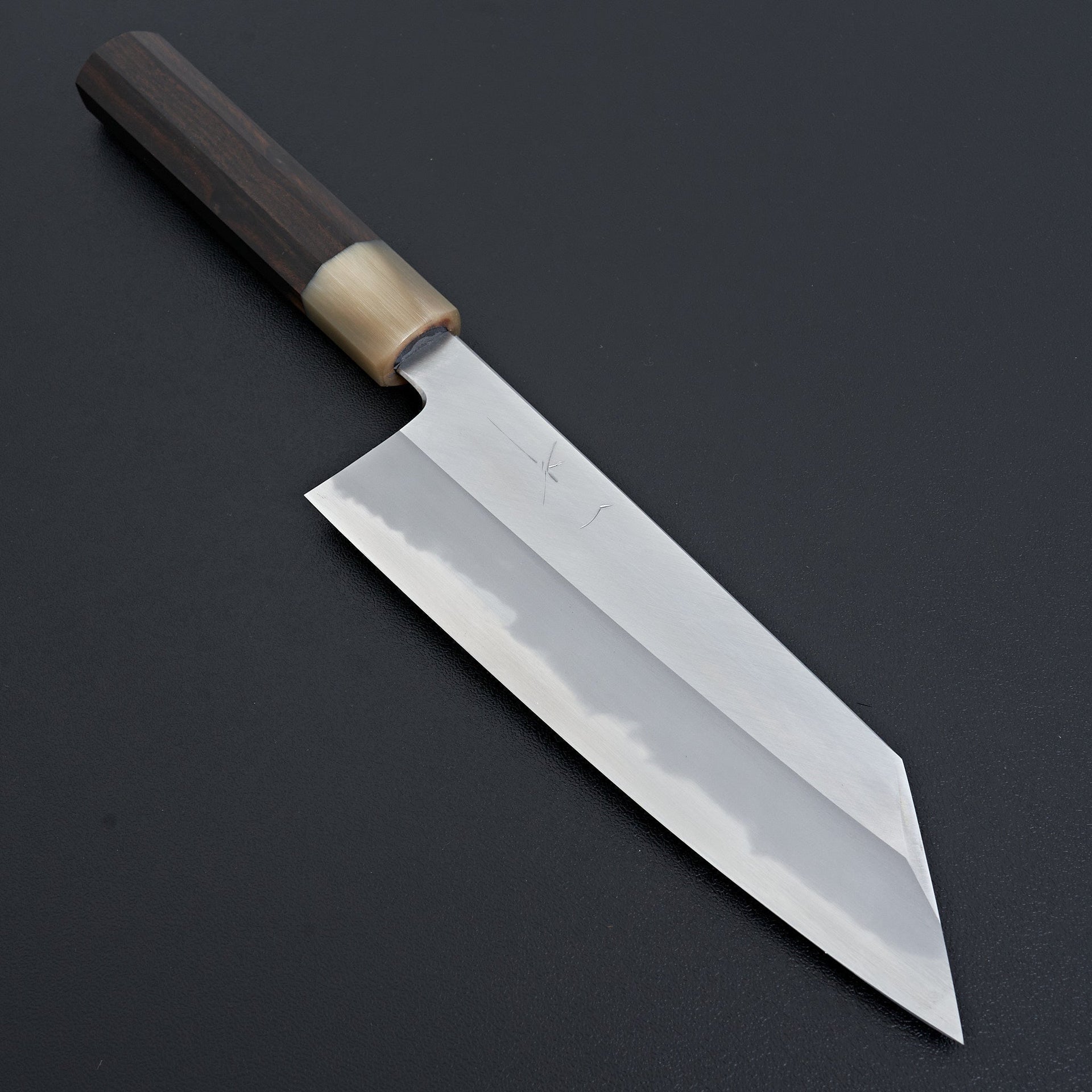 Hitohira Tanaka Kyuzo Blue #1 Migaki Bunka Taihei Makassar Ebony Handle-Hitohira-Carbon Knife Co