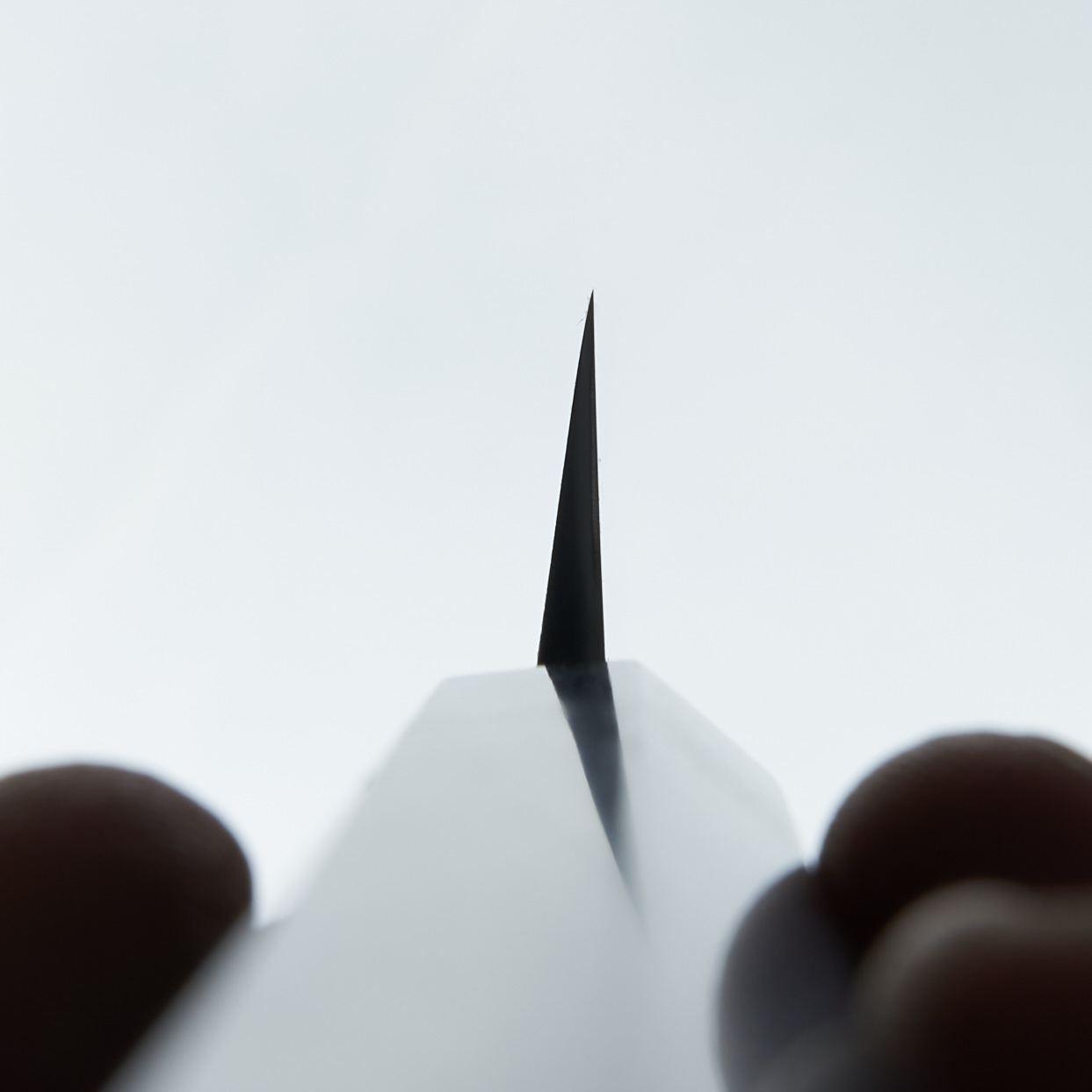 Hitohira Tanaka Manzo Blue #1 Damascus Yanagiba 300mm Ebony Handle (Saya)-Knife-Hitohira-Carbon Knife Co