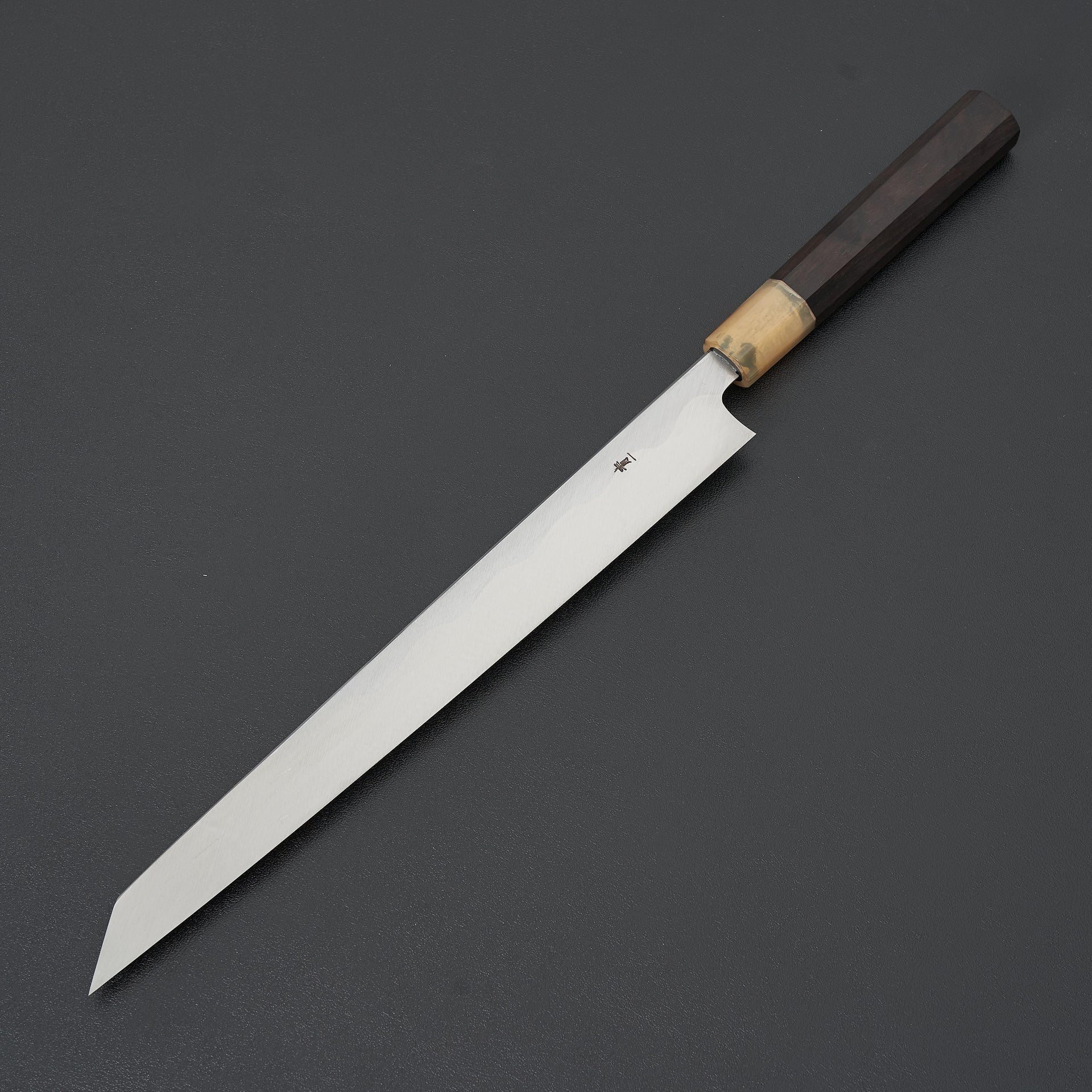 Hitohira Tanaka Mosuke Blue #1 Kiritsuke Yanagiba 300mm Ebony Handle-Knife-Hitohira-Carbon Knife Co