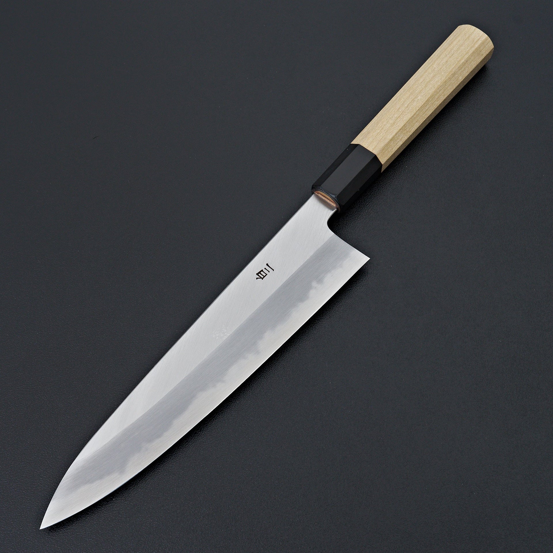 Hitohira Tanaka Ren White #2 Gyuto 210mm Ho Wood Handle-Knife-Hitohira-Carbon Knife Co
