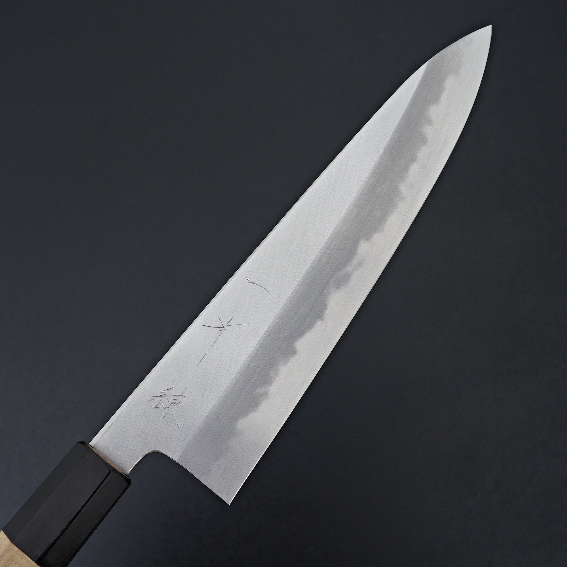 Hitohira Tanaka Ren White #2 Gyuto 210mm Ho Wood Handle-Knife-Hitohira-Carbon Knife Co