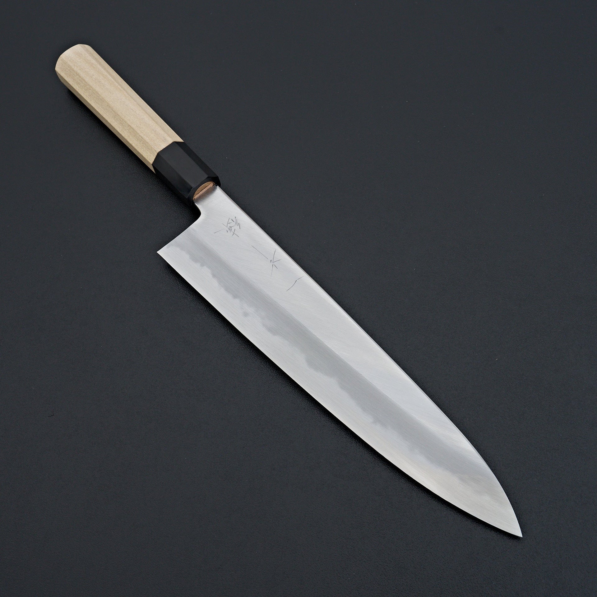 Hitohira Tanaka Ren White #2 Gyuto 240mm Ho Wood Handle-Knife-Hitohira-Carbon Knife Co