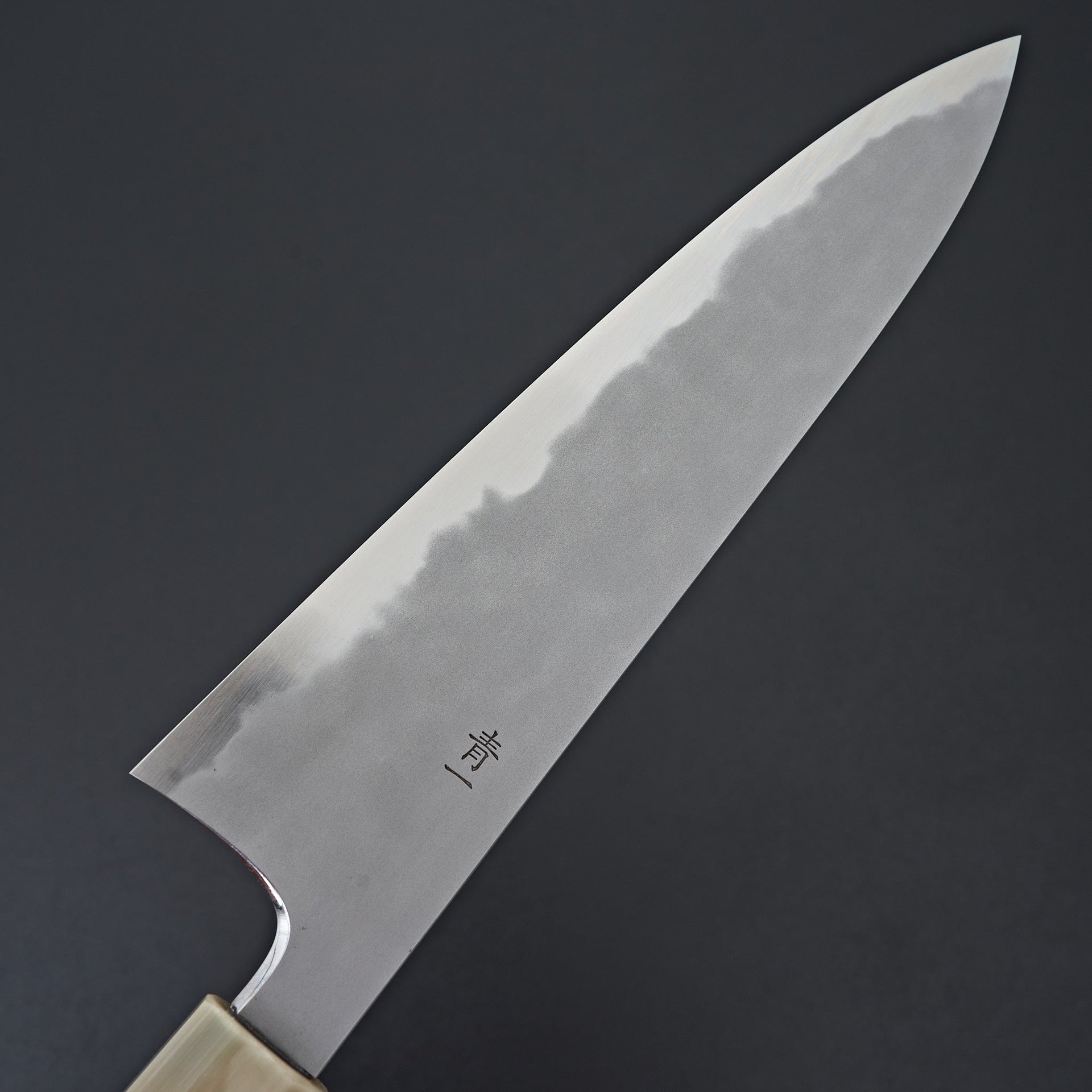 Hitohira Tanaka Yohei Blue #1 Kasumi Gyuto 210mm Ebony Handle-Knife-Hitohira-Carbon Knife Co