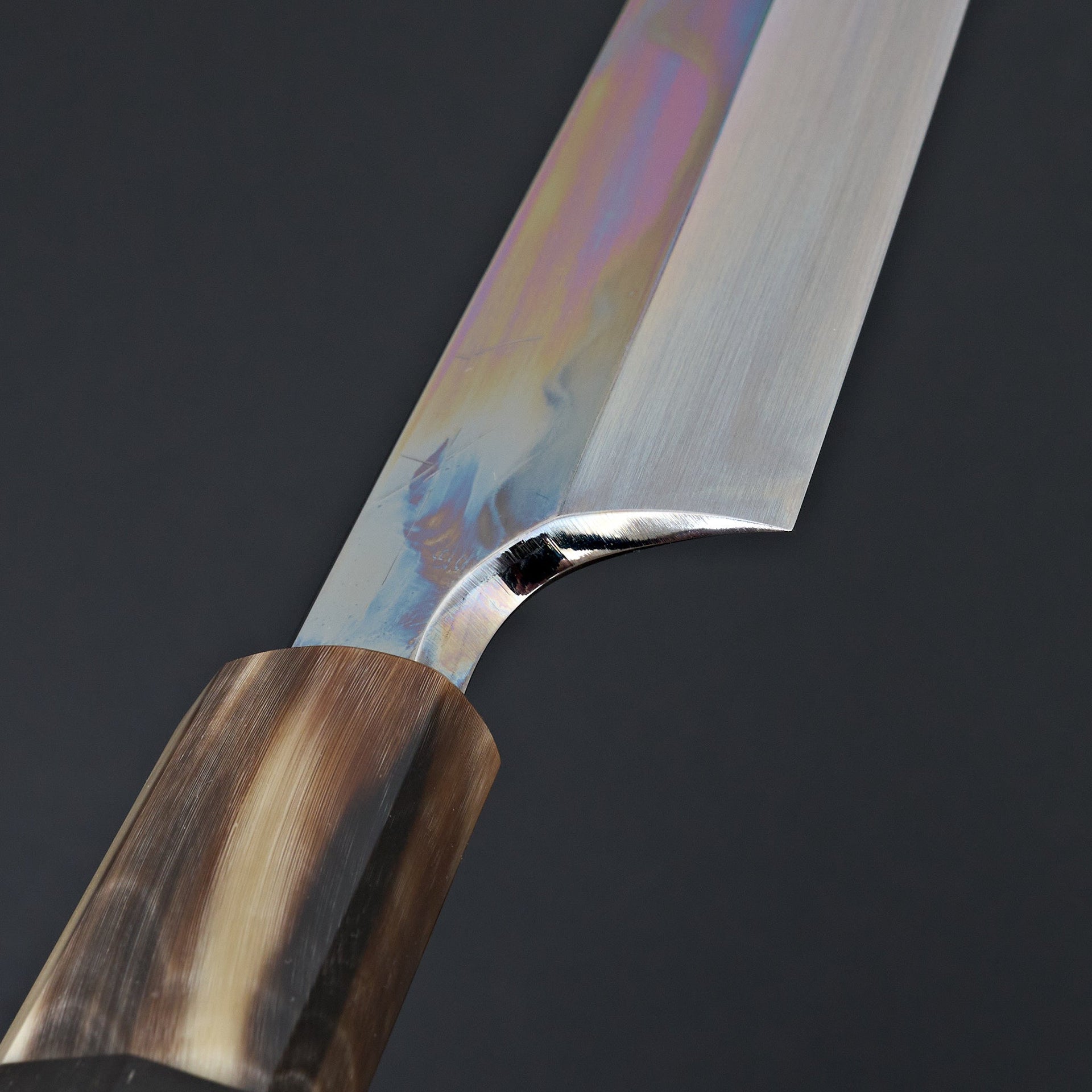 Hitohira Togashi White #1 Fuji Mizu Honyaki Yanagiba 300mm Taihei Ebony Handle (Saya)-Knife-Hitohira-Carbon Knife Co