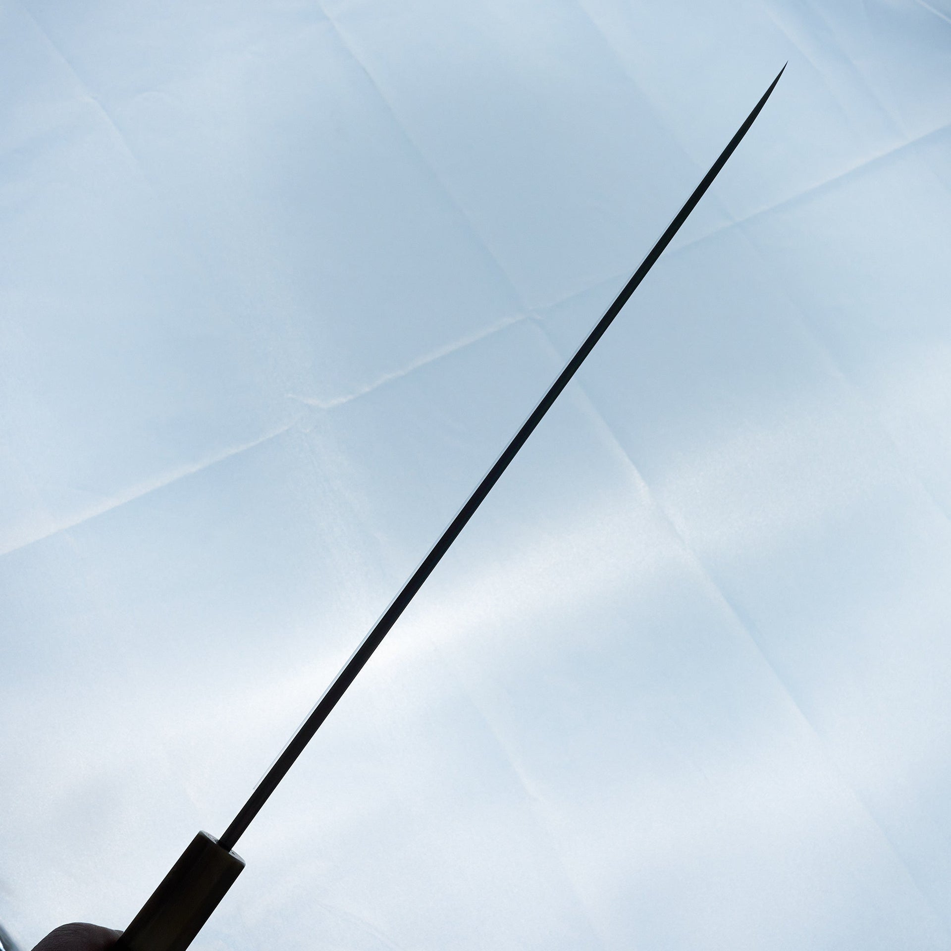 Hitohira Togashi White #1 Fuji Mizu Honyaki Yanagiba 300mm Taihei Ebony Handle (Saya)-Knife-Hitohira-Carbon Knife Co