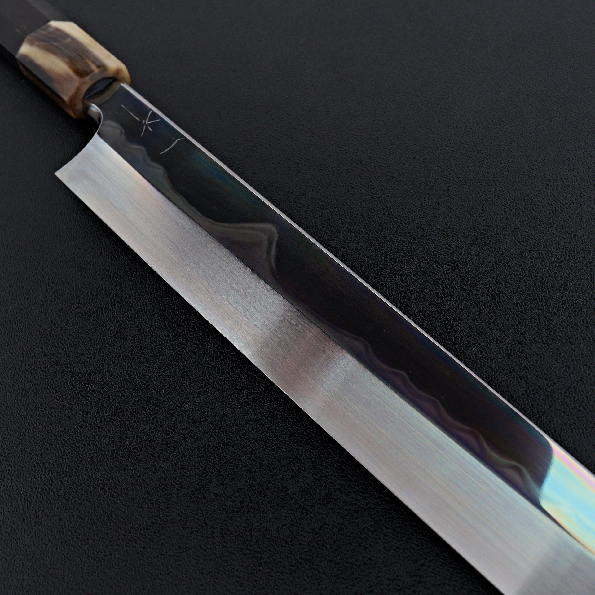 Hitohira Togashi White #1 Fuji Mizu Honyaki Yanagiba 300mm Taihei Ebony Handle (Saya)-Knife-Hitohira-Carbon Knife Co