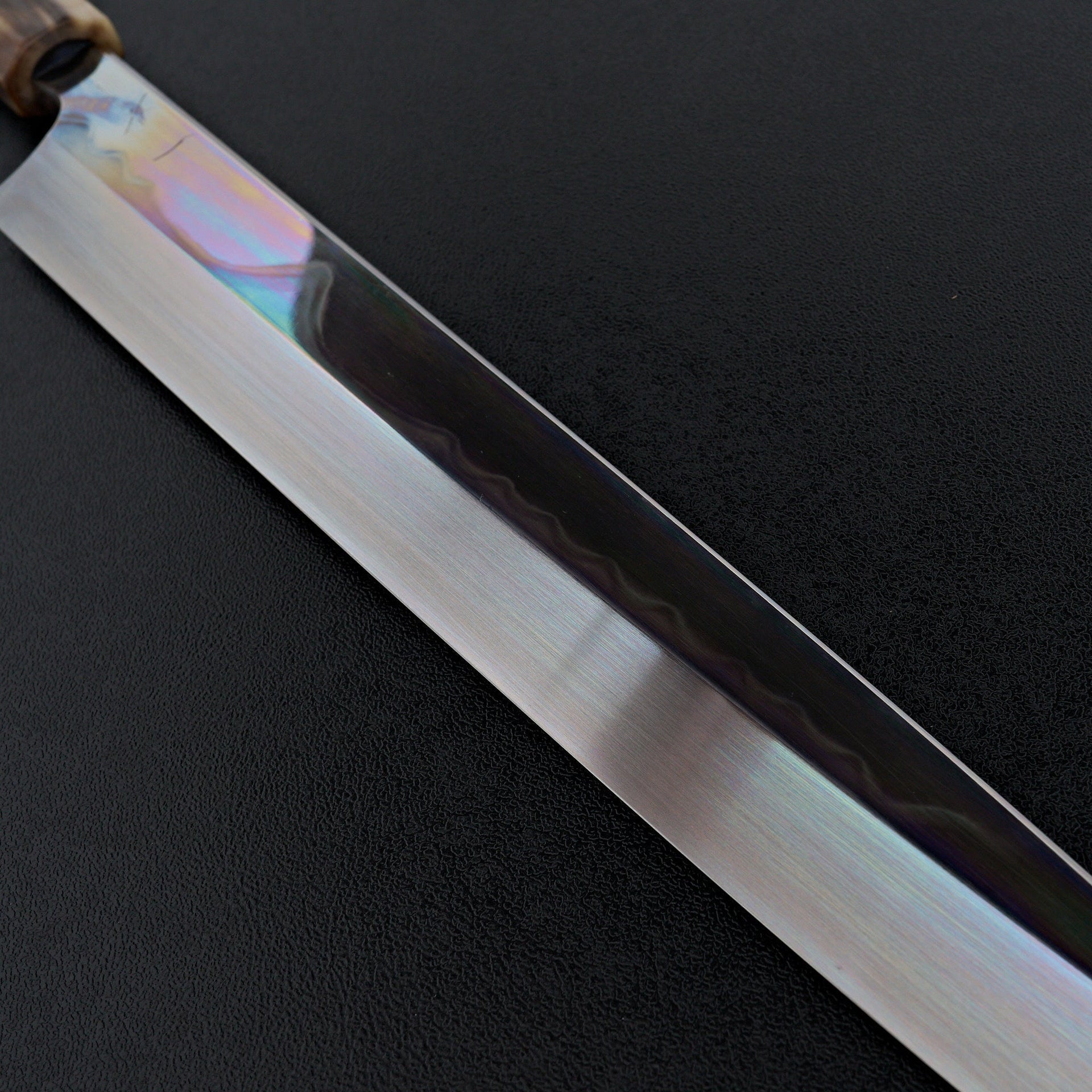 Hitohira Togashi White #1 Fuji Mizu Honyaki Yanagiba 300mm Taihei Ebony Handle (Saya)-Knife-Hitohira-Carbon Knife Co