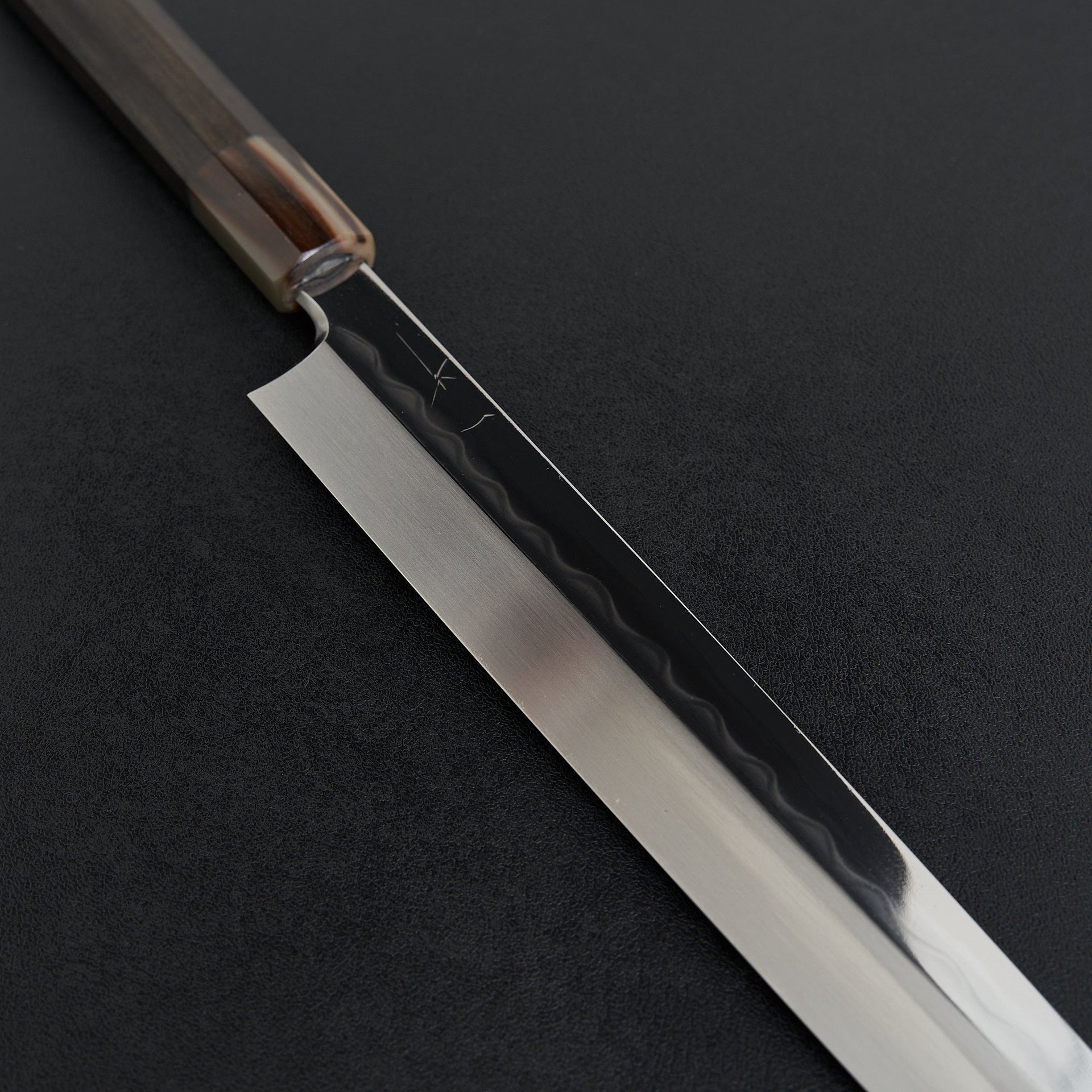 Hitohira Togashi White #1 Mizu Honyaki Yanagiba 300mm Taihei Ebony Handle (Saya)-Knife-Hitohira-Carbon Knife Co