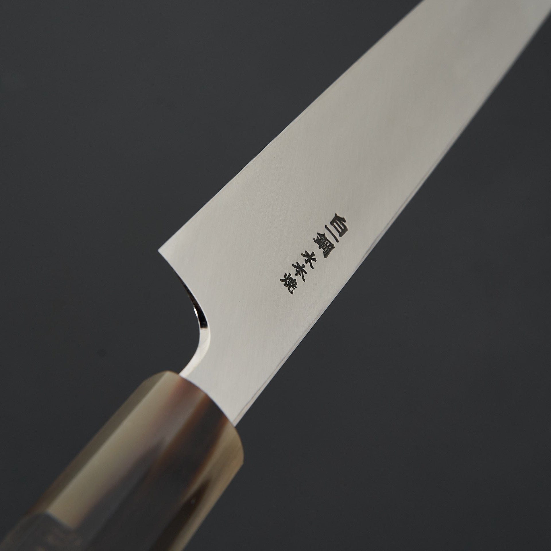 Hitohira Togashi White #1 Mizu Honyaki Yanagiba 300mm Taihei Ebony Handle (Saya)-Knife-Hitohira-Carbon Knife Co