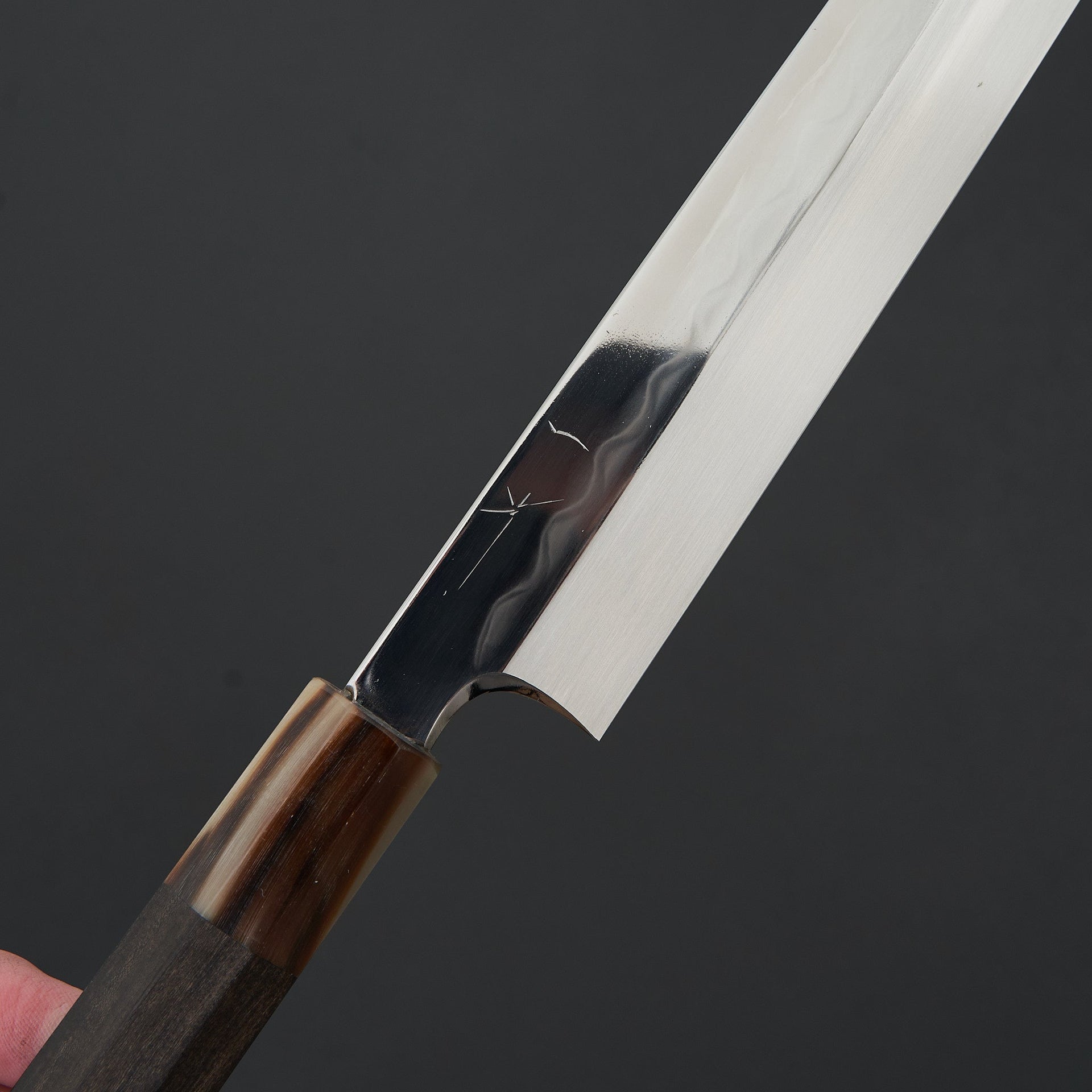 Hitohira Togashi White #1 Mizu Honyaki Yanagiba 300mm Taihei Ebony Handle (Saya)-Knife-Hitohira-Carbon Knife Co