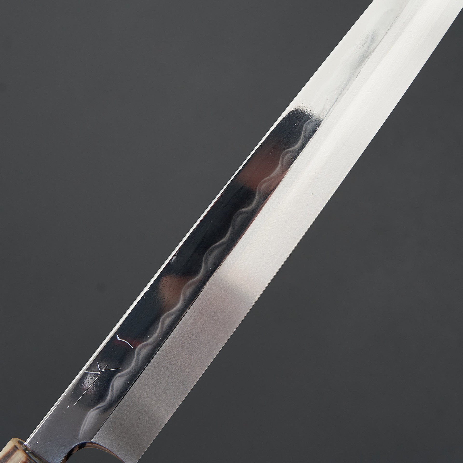 Hitohira Togashi White #1 Mizu Honyaki Yanagiba 300mm Taihei Ebony Handle (Saya)-Knife-Hitohira-Carbon Knife Co