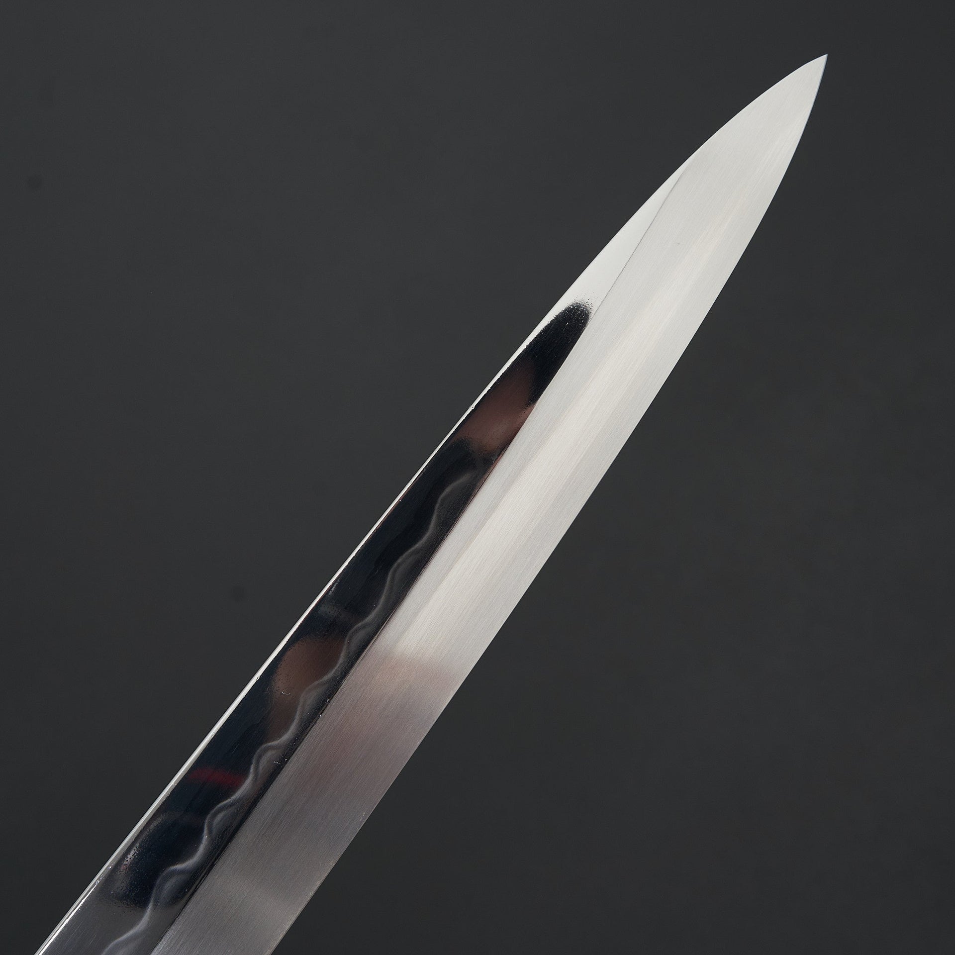 Hitohira Togashi White #1 Mizu Honyaki Yanagiba 300mm Taihei Ebony Handle (Saya)-Knife-Hitohira-Carbon Knife Co