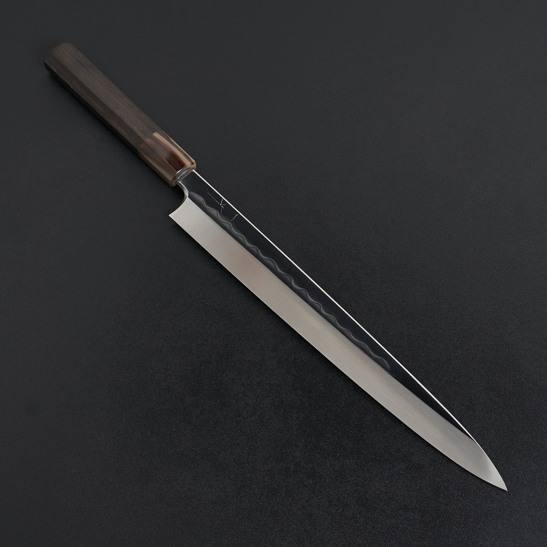 Hitohira Togashi White #1 Mizu Honyaki Yanagiba 300mm Taihei Ebony Handle (Saya)-Knife-Hitohira-Carbon Knife Co