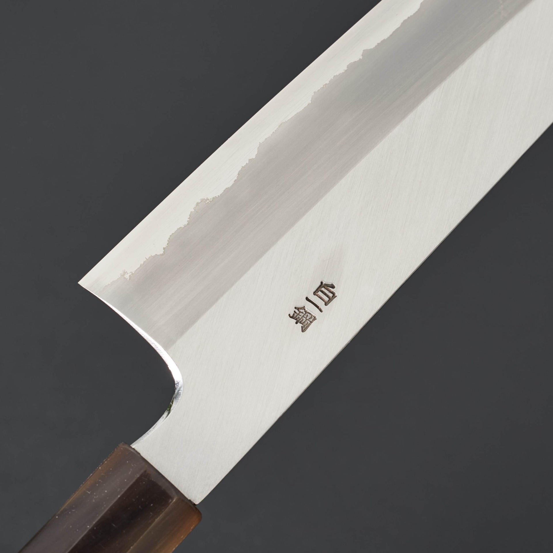 Hitohira Togashi White #1 Stainless Clad Kiritsuke Gyuto 240mm Taihei Ebony Handle-Knife-Hitohira-Carbon Knife Co
