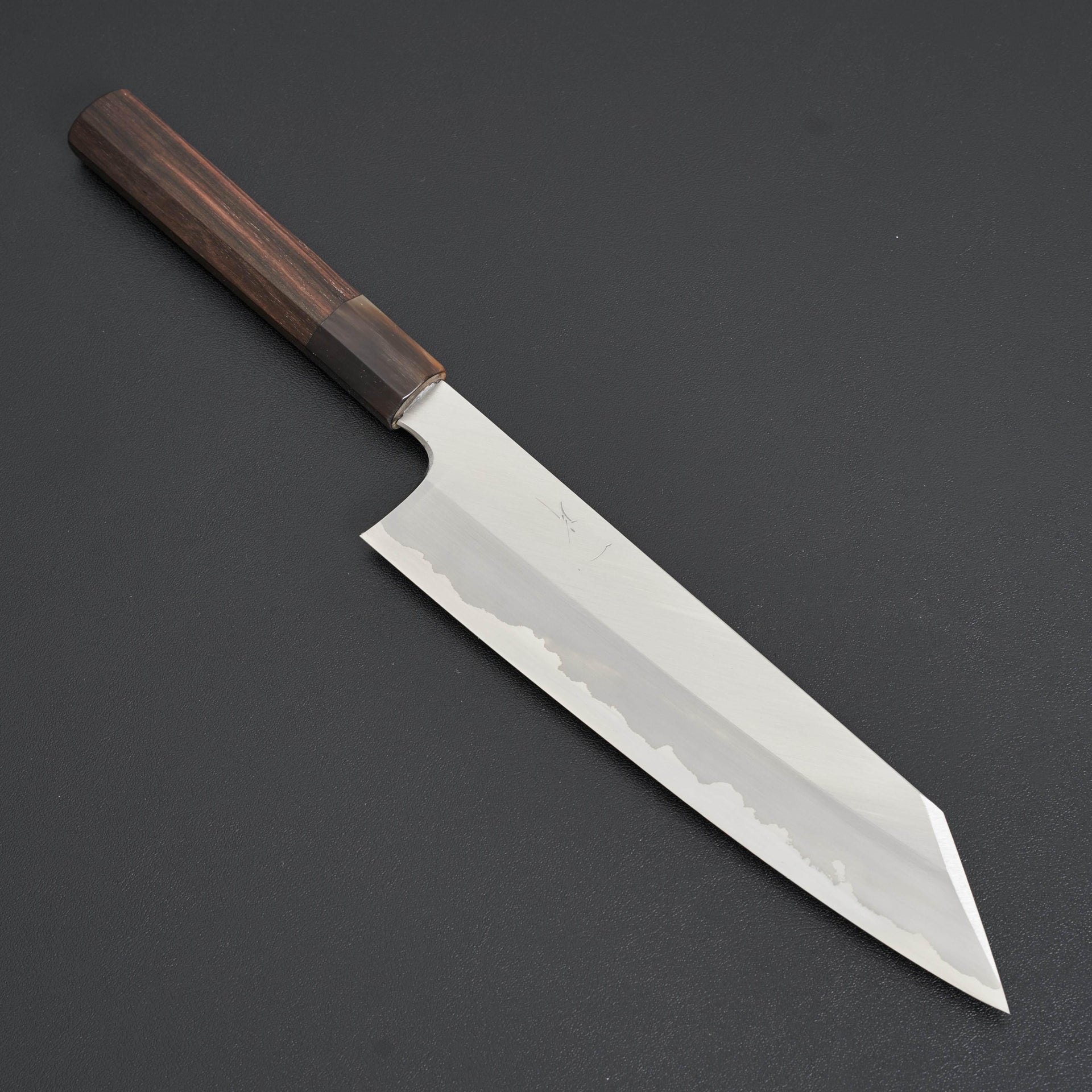Hitohira Togashi White #1 Stainless Clad Kiritsuke Gyuto 240mm Taihei Ebony Handle-Knife-Hitohira-Carbon Knife Co