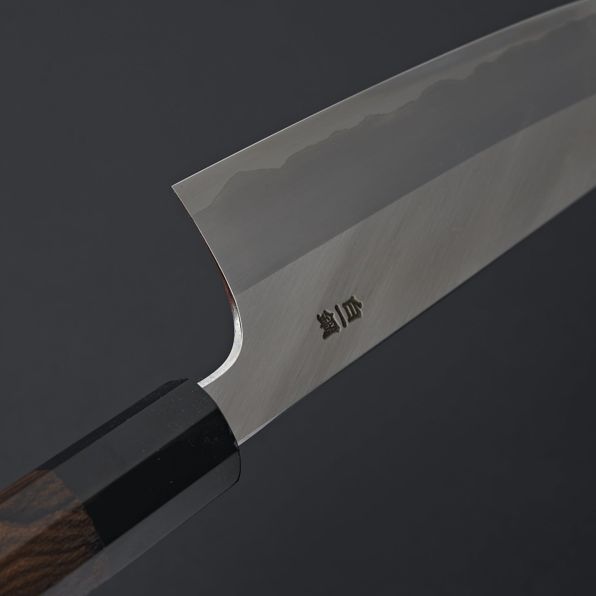 Hitohira Togashi White #1 Stainless Clad Migaki Bunka 180mm Ziricote Handle-Knife-Hitohira-Carbon Knife Co