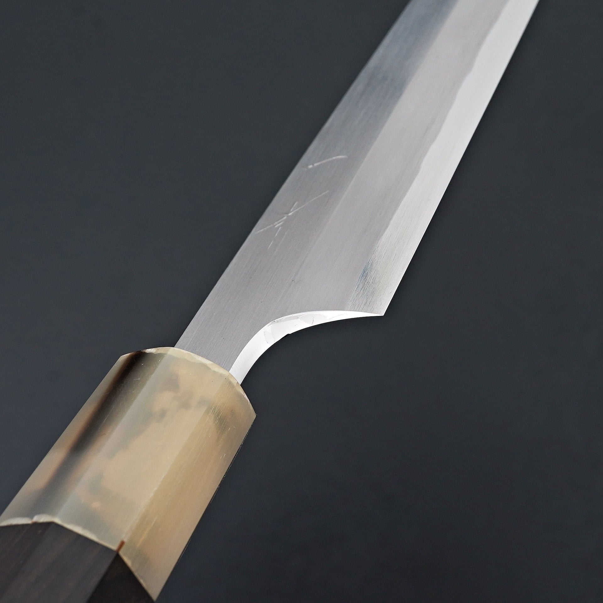 Hitohira Togashi White #1 Tachi Yanagiba 300mm Ebony Handle (Saya)-Knife-Hitohira-Carbon Knife Co