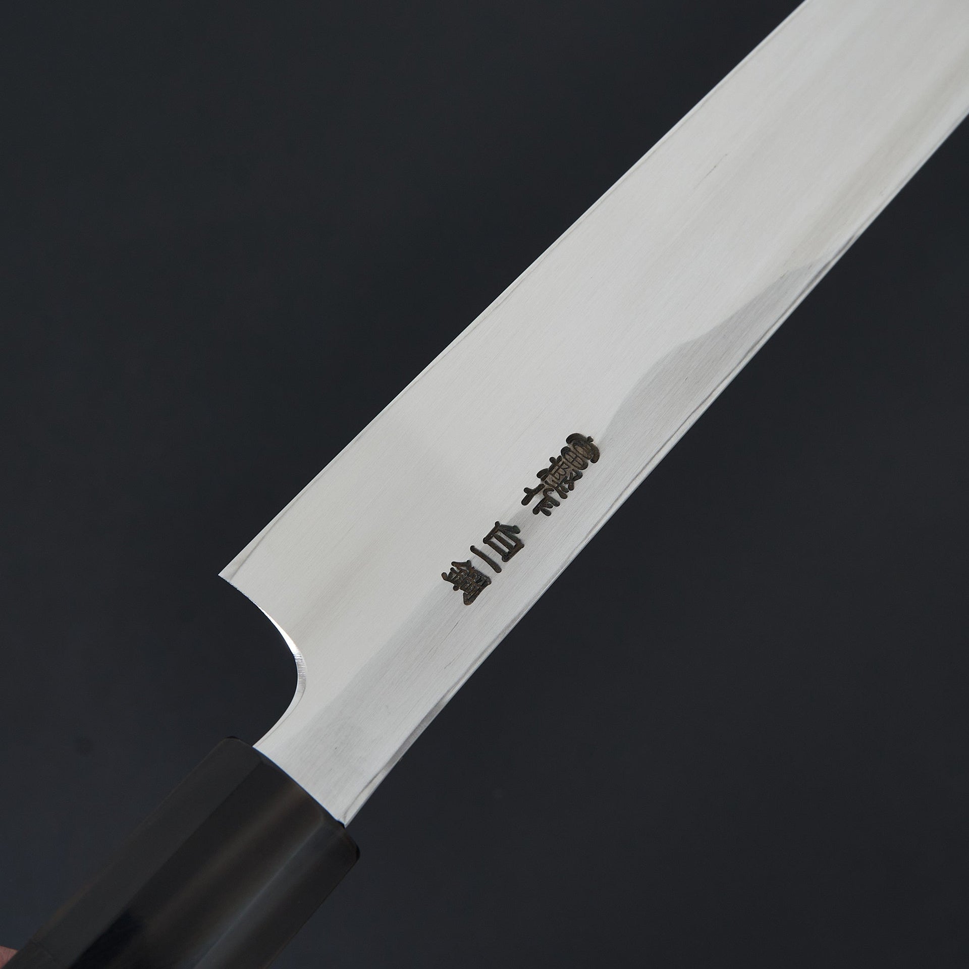 Hitohira Togashi White #1 Yanagi Sakimaru 300mm Ebony Handle (Saya)-Knife-Hitohira-Carbon Knife Co