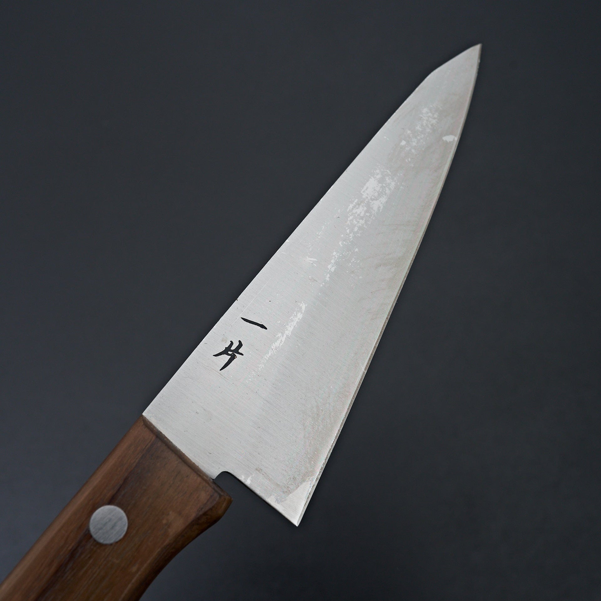 Hitohira Vintage SK Honesuki Kaku Wood Handle (No Bolster/ Bigger Handle)-Knife-Kanehide-Carbon Knife Co