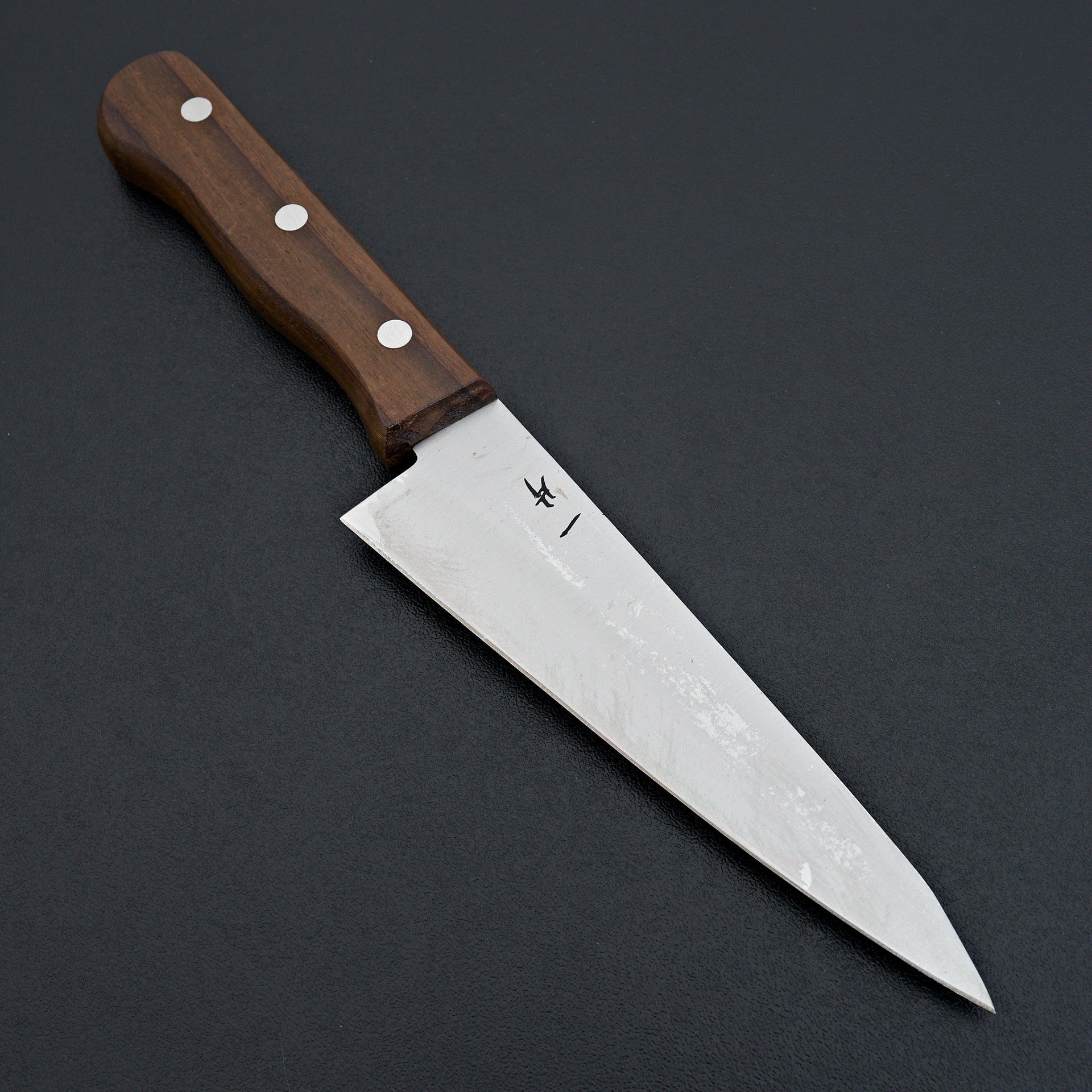 Hitohira Vintage SK Honesuki Kaku Wood Handle (No Bolster/ Bigger Handle)-Knife-Kanehide-Carbon Knife Co