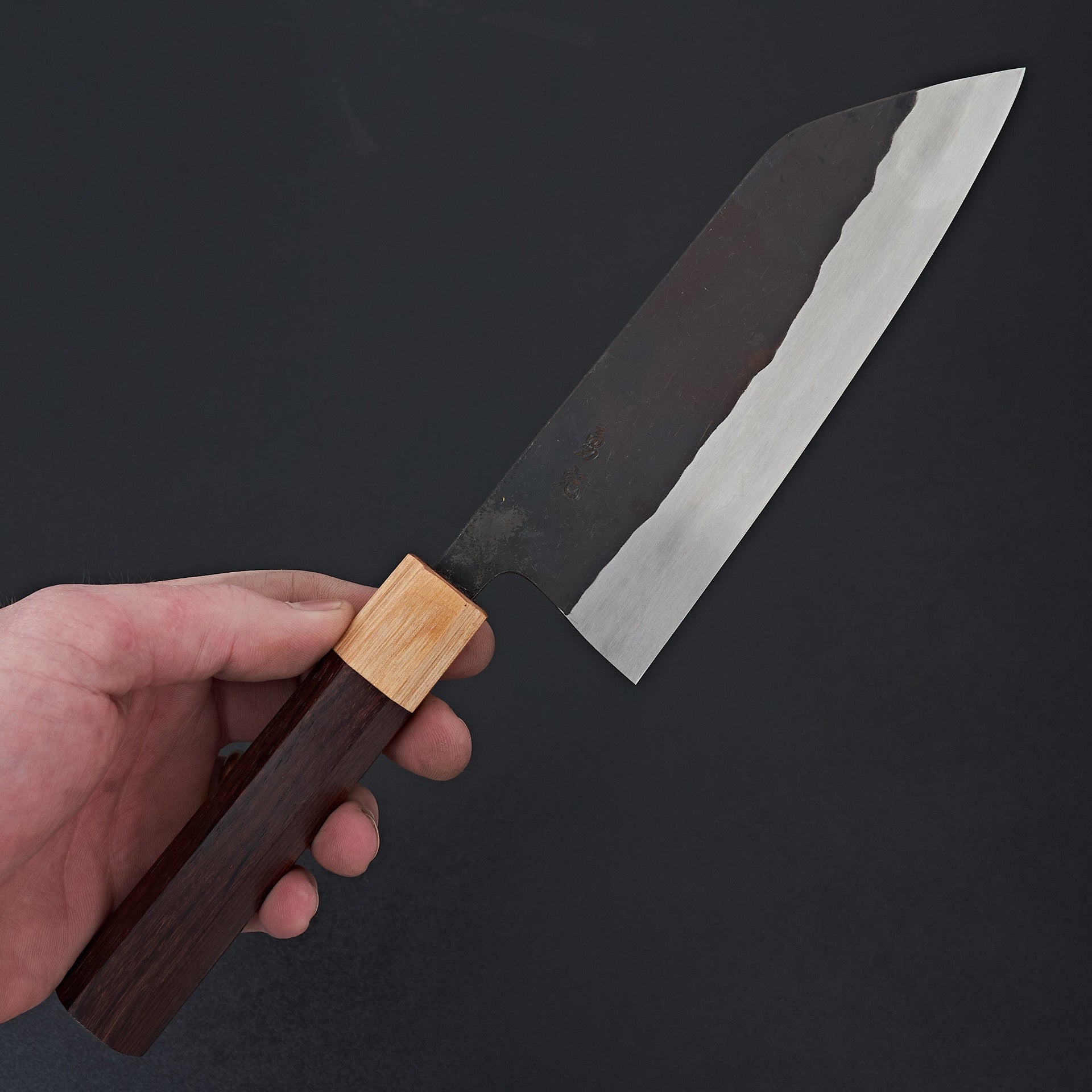 Isamitsu Shirogami #1 Santoku 165mm-Carbon Knife Co-Carbon Knife Co