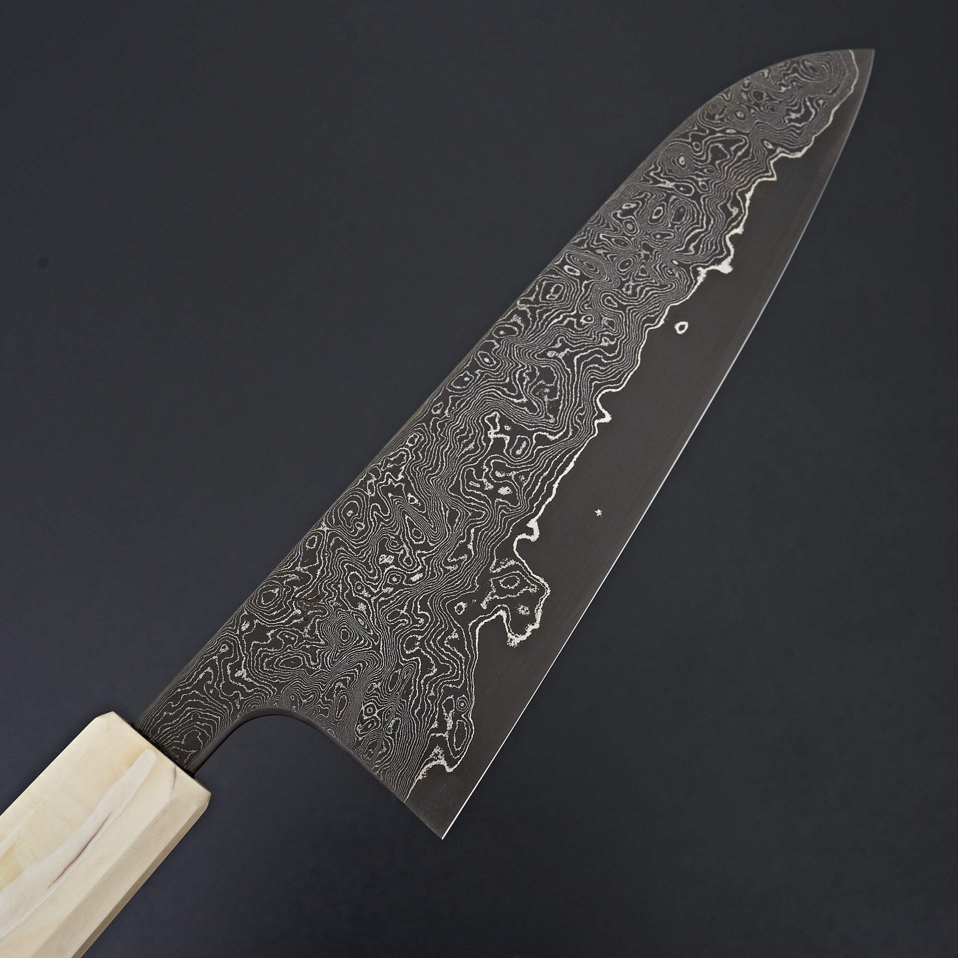 Jamison Chopp 26c3 Damascus Hawaiian Koa 205mm-Knife-Jamison Chopp-Carbon Knife Co