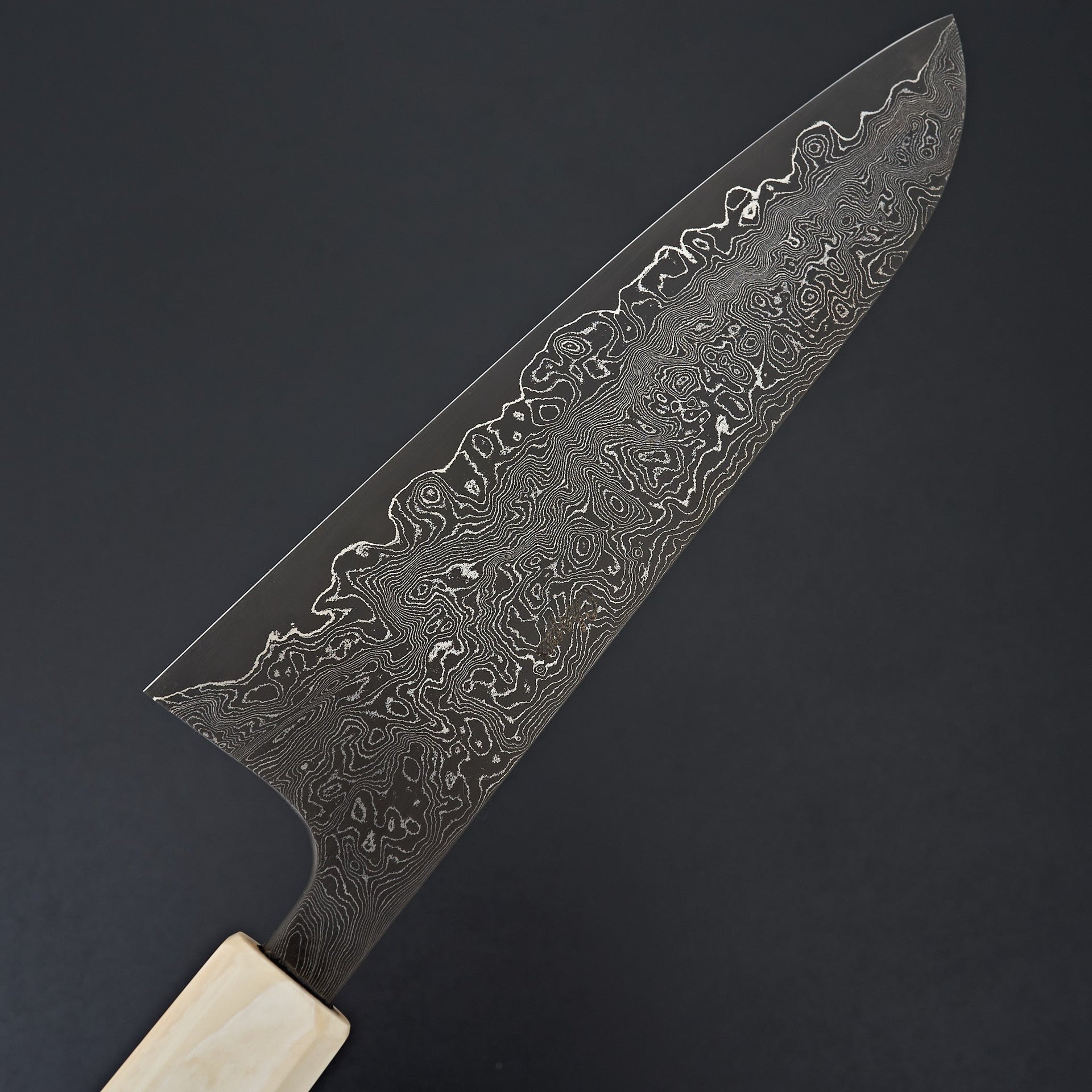 Jamison Chopp 26c3 Damascus Hawaiian Koa 205mm-Knife-Jamison Chopp-Carbon Knife Co