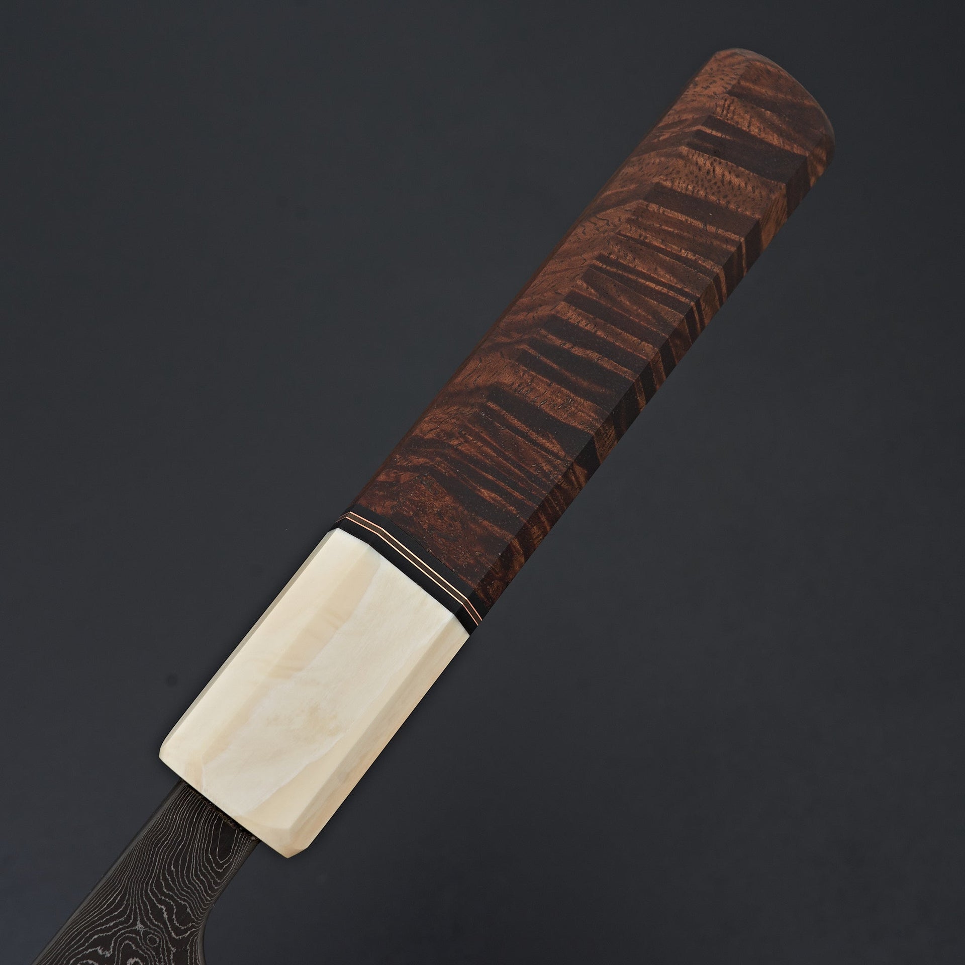 Jamison Chopp 26c3 Damascus Hawaiian Koa 205mm-Knife-Jamison Chopp-Carbon Knife Co
