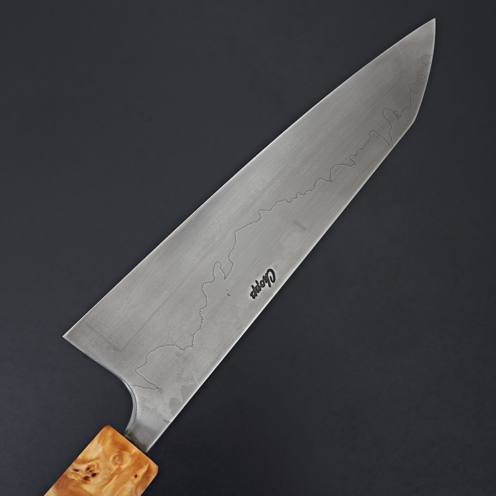 Jamison Chopp 26c3 Huon Pine 230mm-Knife-Jamison Chopp-Carbon Knife Co