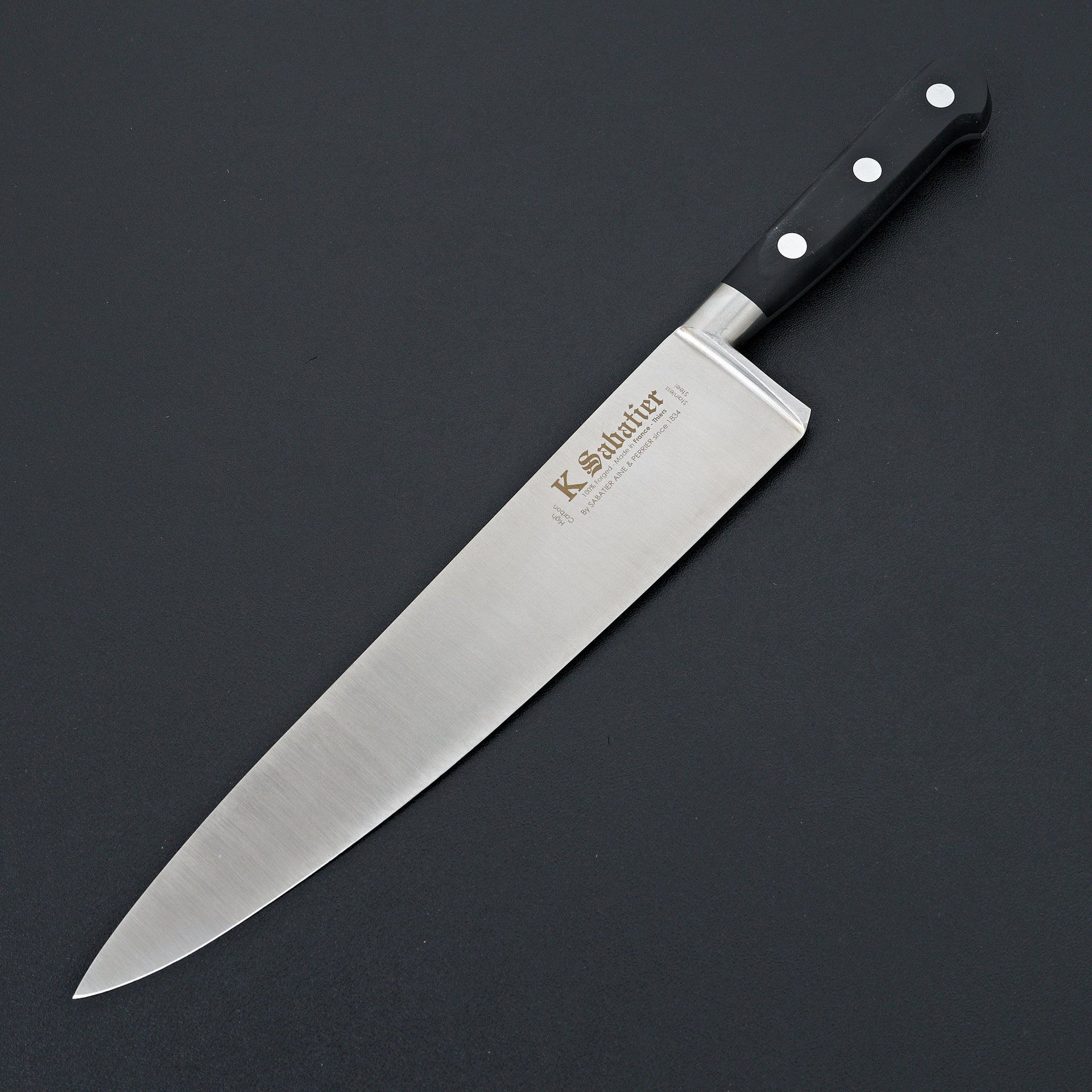 K Sabatier Authentique 10" Chef Knife Stainless-Knife-K Sabatier-Carbon Knife Co