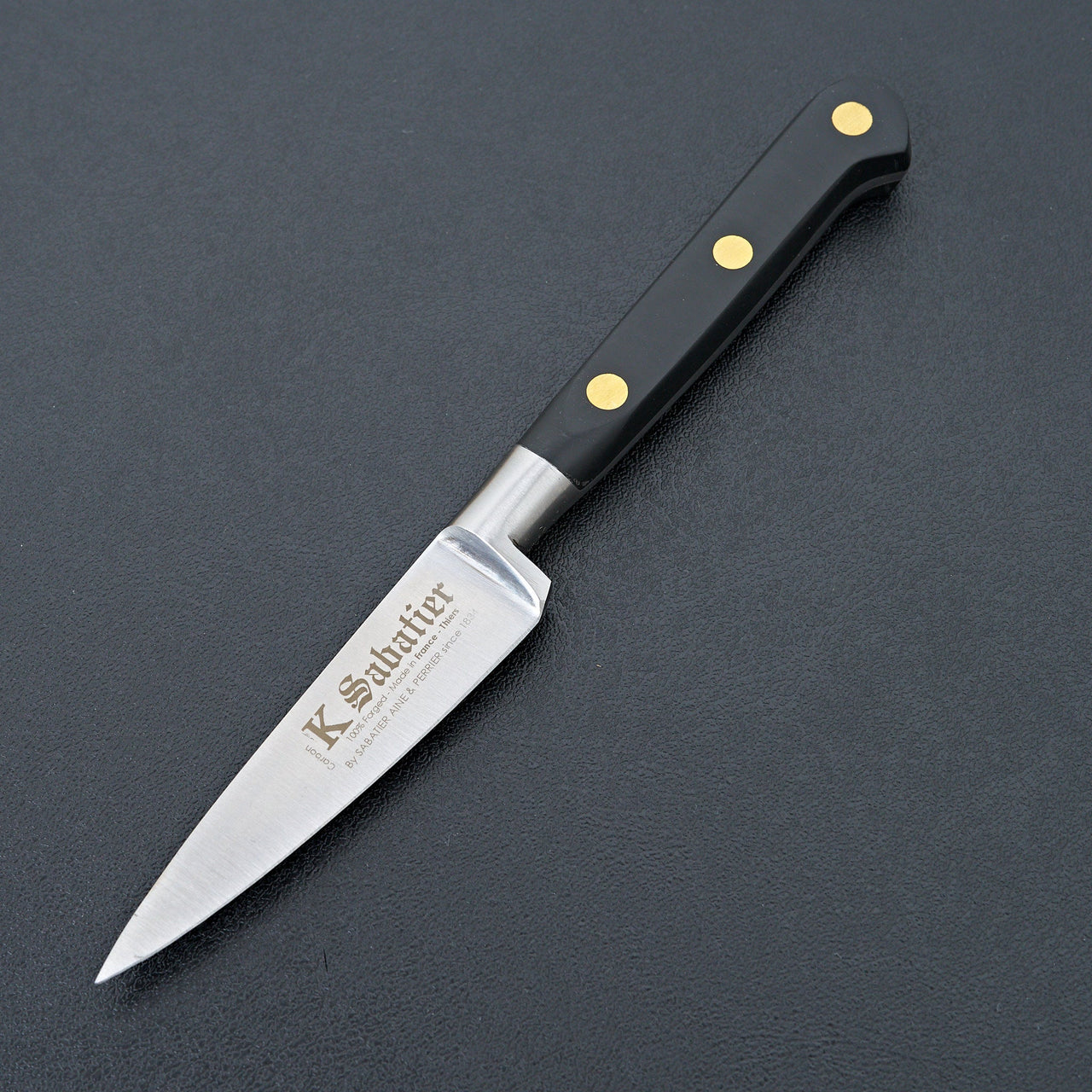 K Sabatier Authentique 3" Paring Carbon Steel-Knife-K Sabatier-Carbon Knife Co