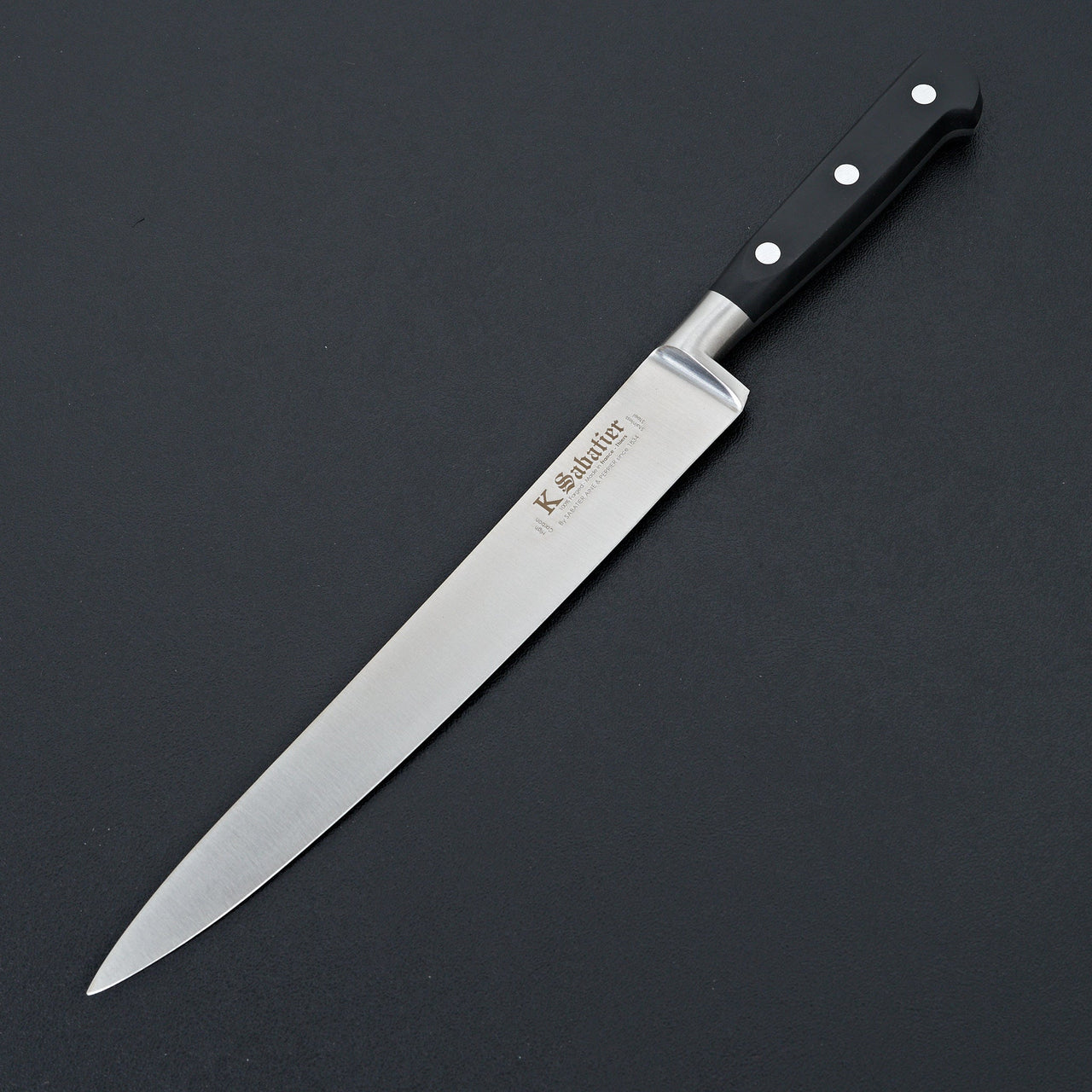 K Sabatier Authentique 8" Slicer Stainless-Knife-K Sabatier-Carbon Knife Co