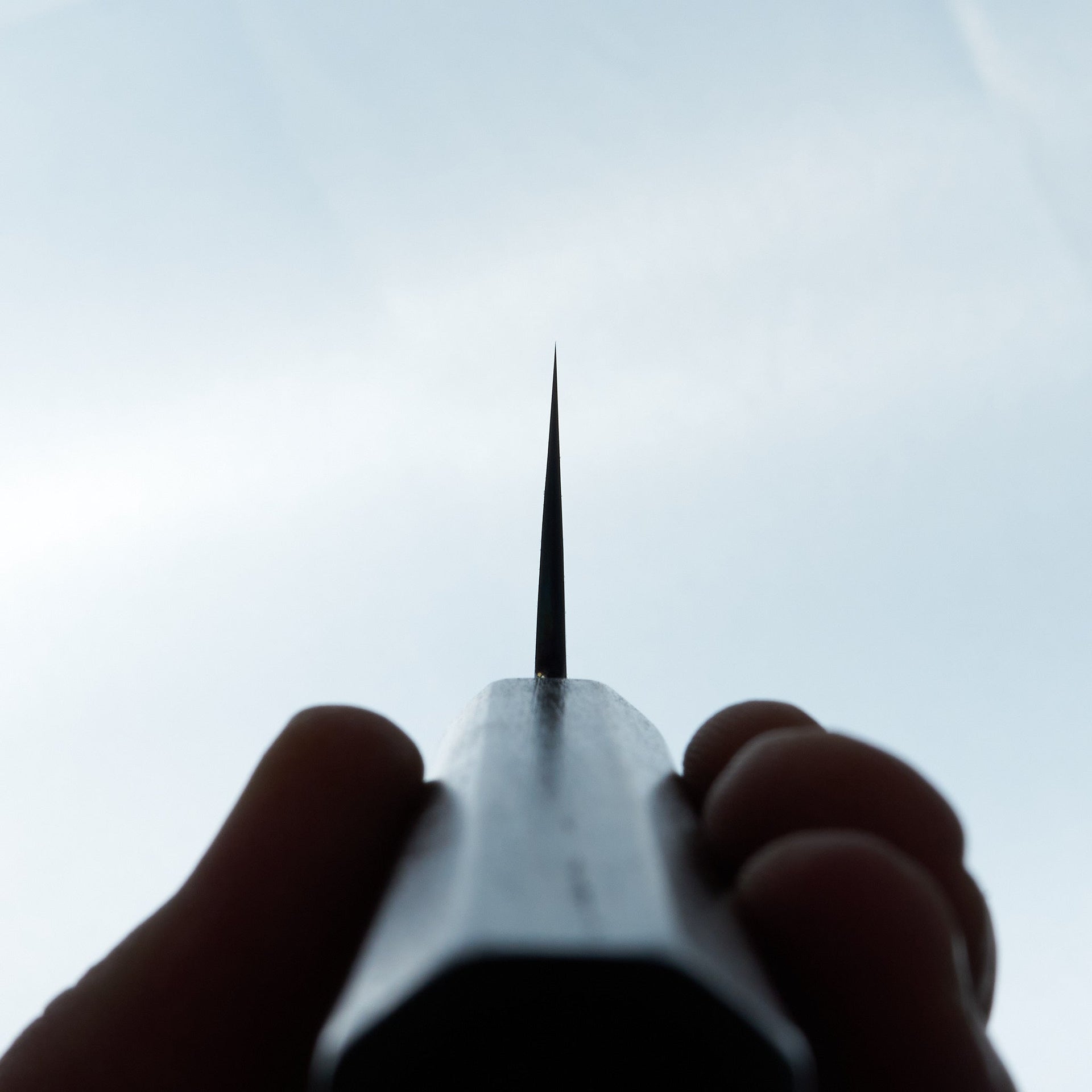 Kagekiyo Blue 1 Black Dyed Damascus Gyuto 210mm-Knife-Kagekiyo-Carbon Knife Co